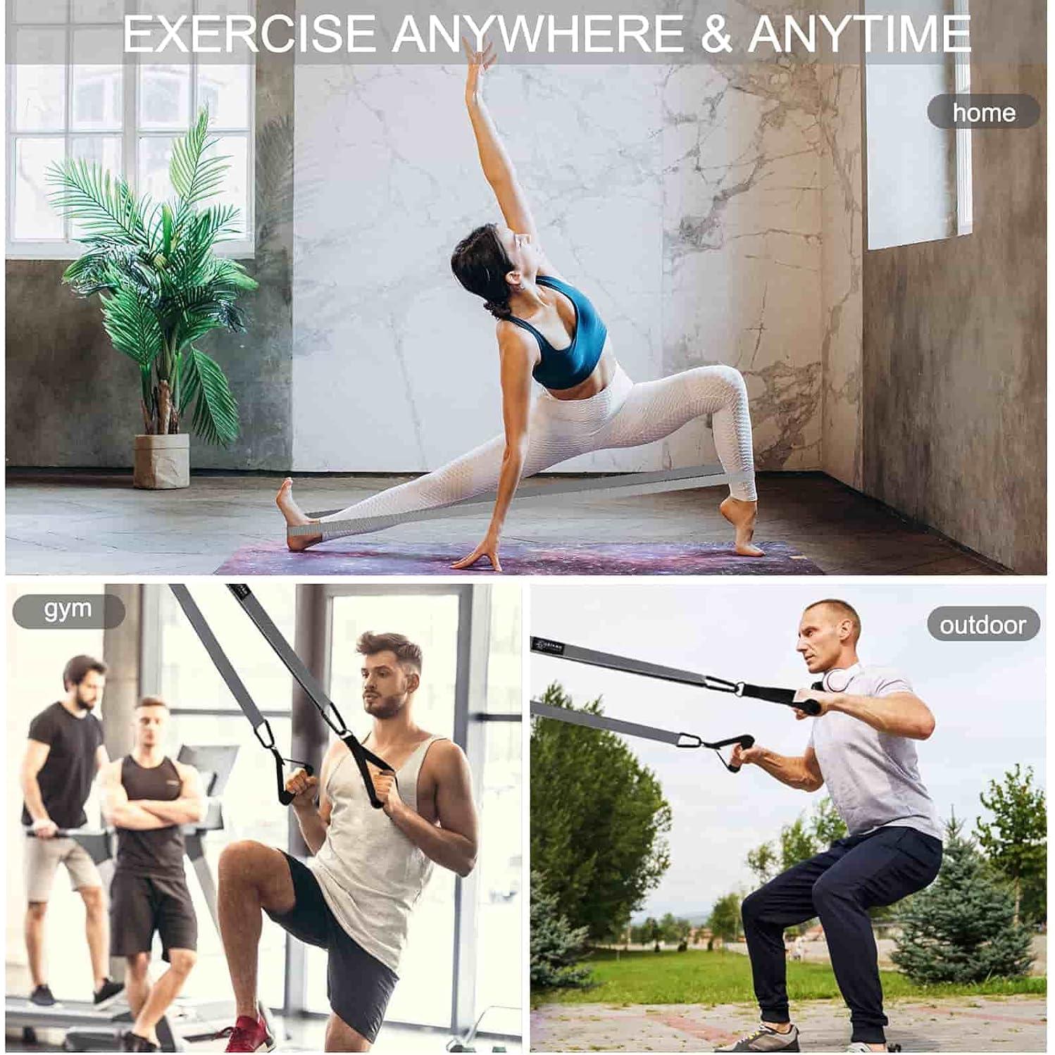 Conjunto de Bandas de Resistencia Largas GAIYAH FITNESS 36 kg