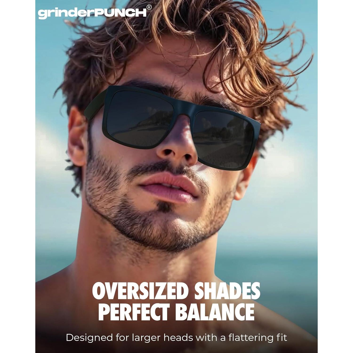 Gafas de Sol Oversized grinderPUNCH Ch08 para Hombre XL