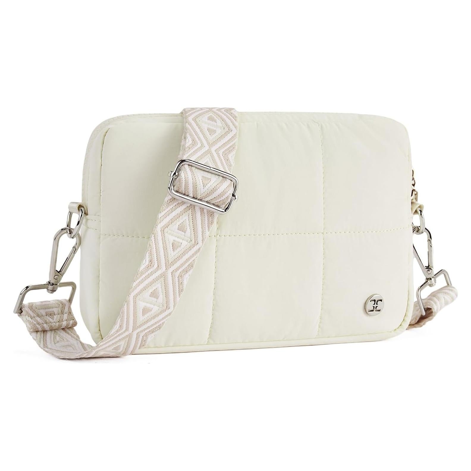 Bolso Cruzado Telena para Mujeres Beige - Ligero y Multifuncional