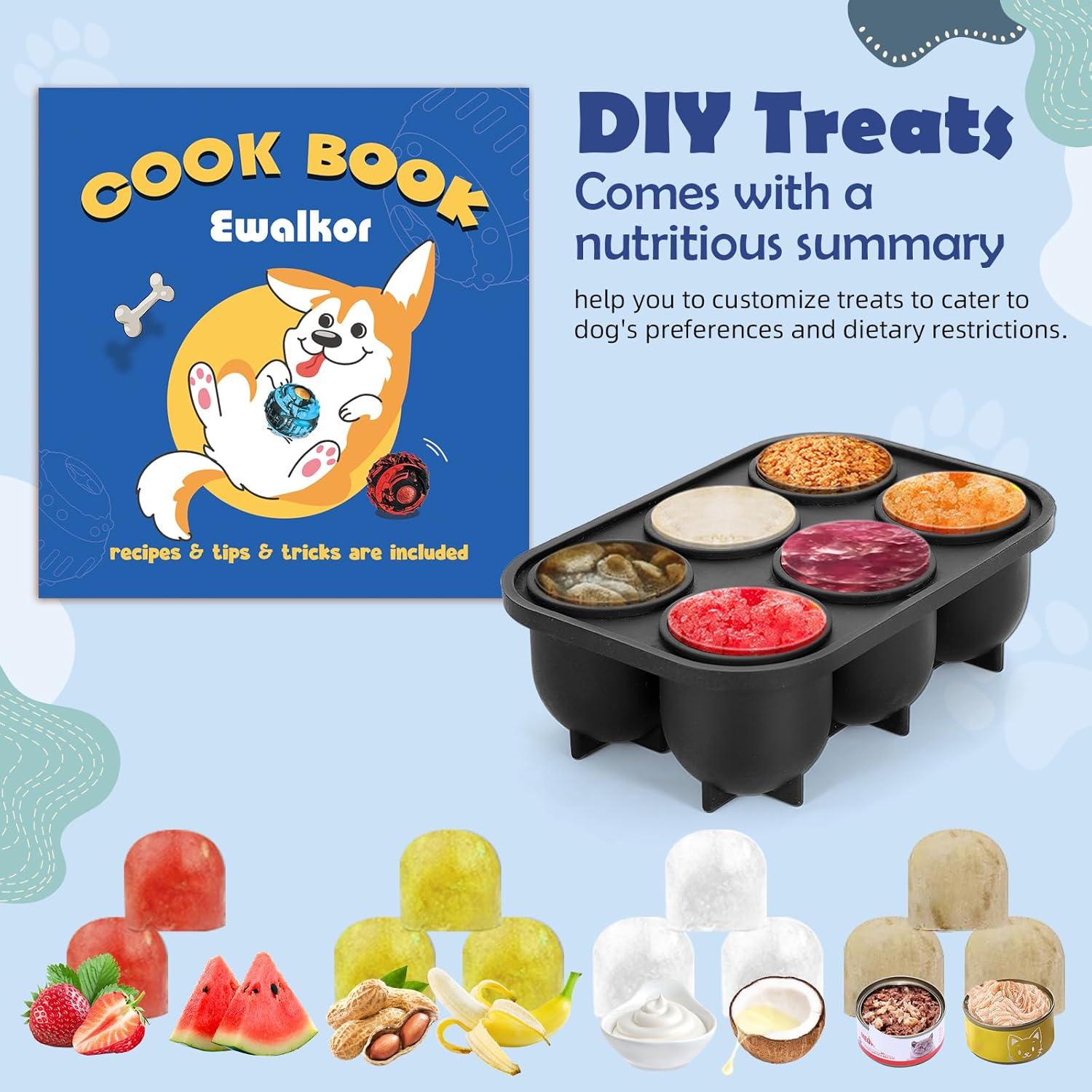 Juguete Interactivo para Perros Ewalkor - 4 en 1, Azul