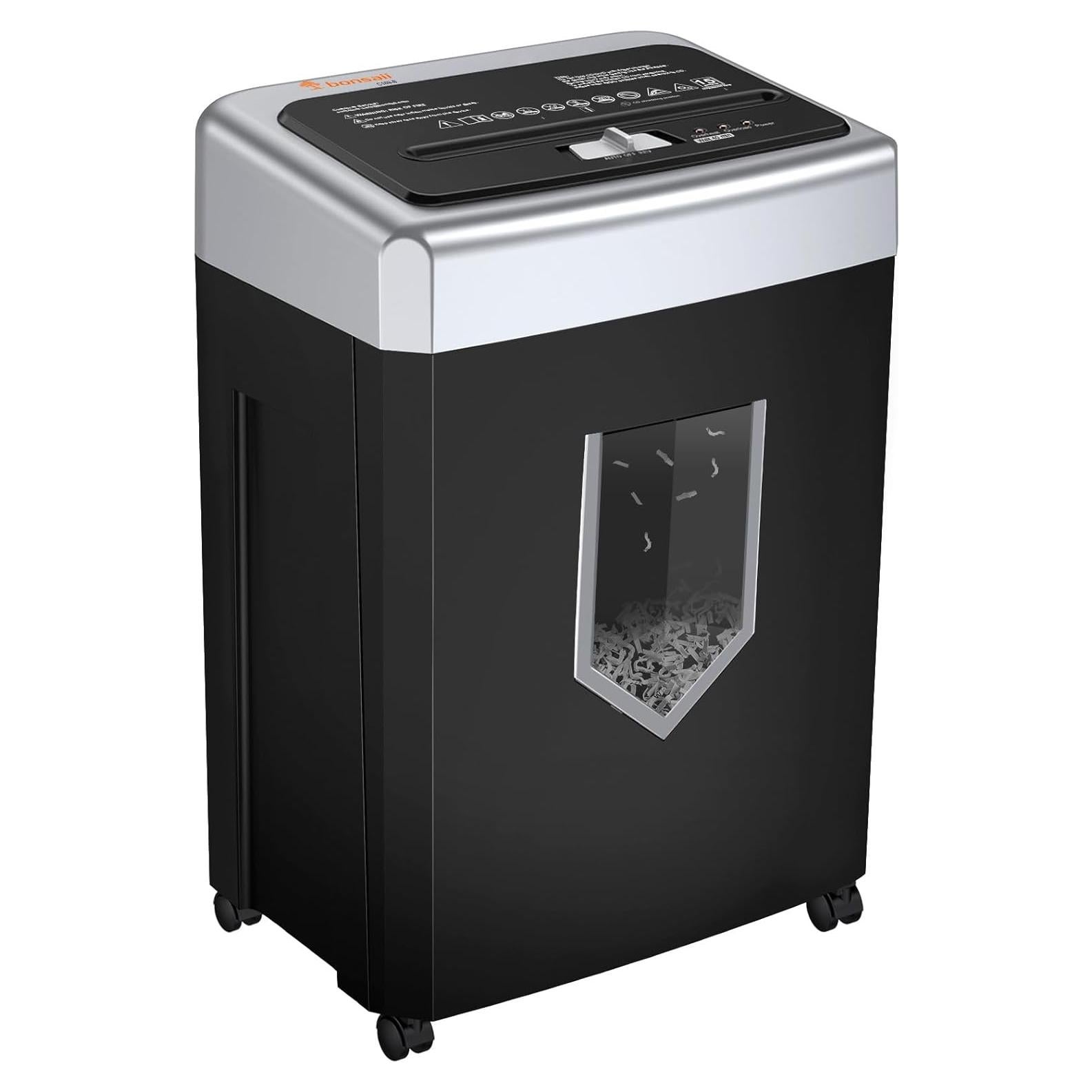 Trituradora de Papel Bonsaii C169-B 15 Hojas Corte Cruzado