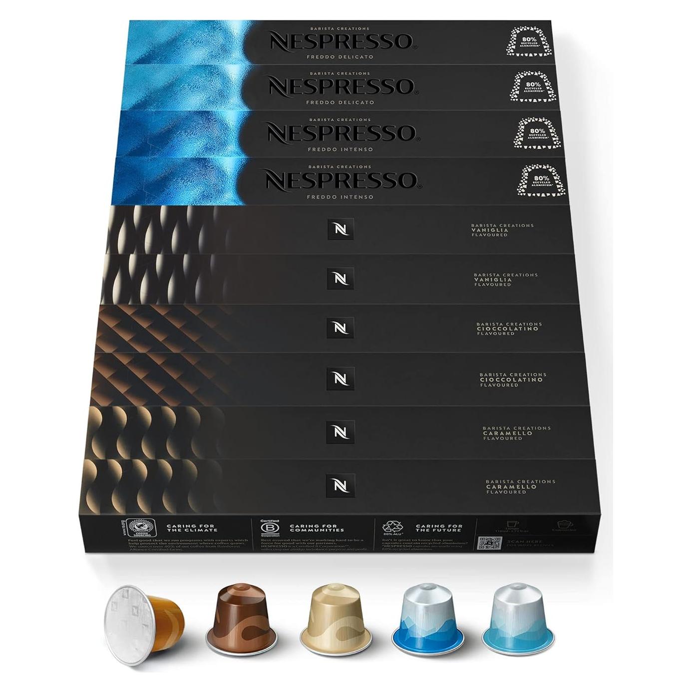 Cápsulas de Café Espresso Nespresso Original 100 Unidades Variedad