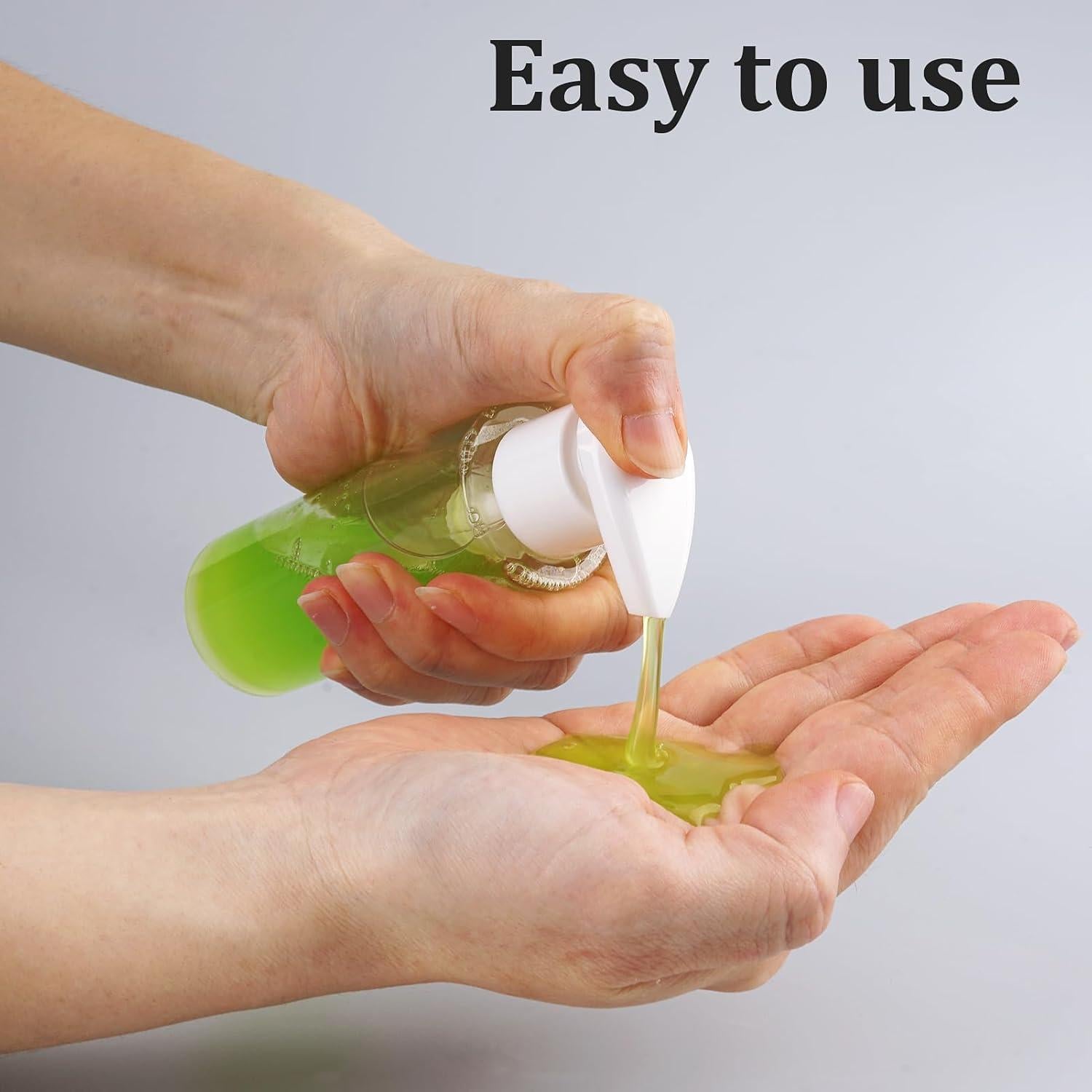 Botellas de Viaje Hethyo 100ml 4 Piezas Recargables Transparentes