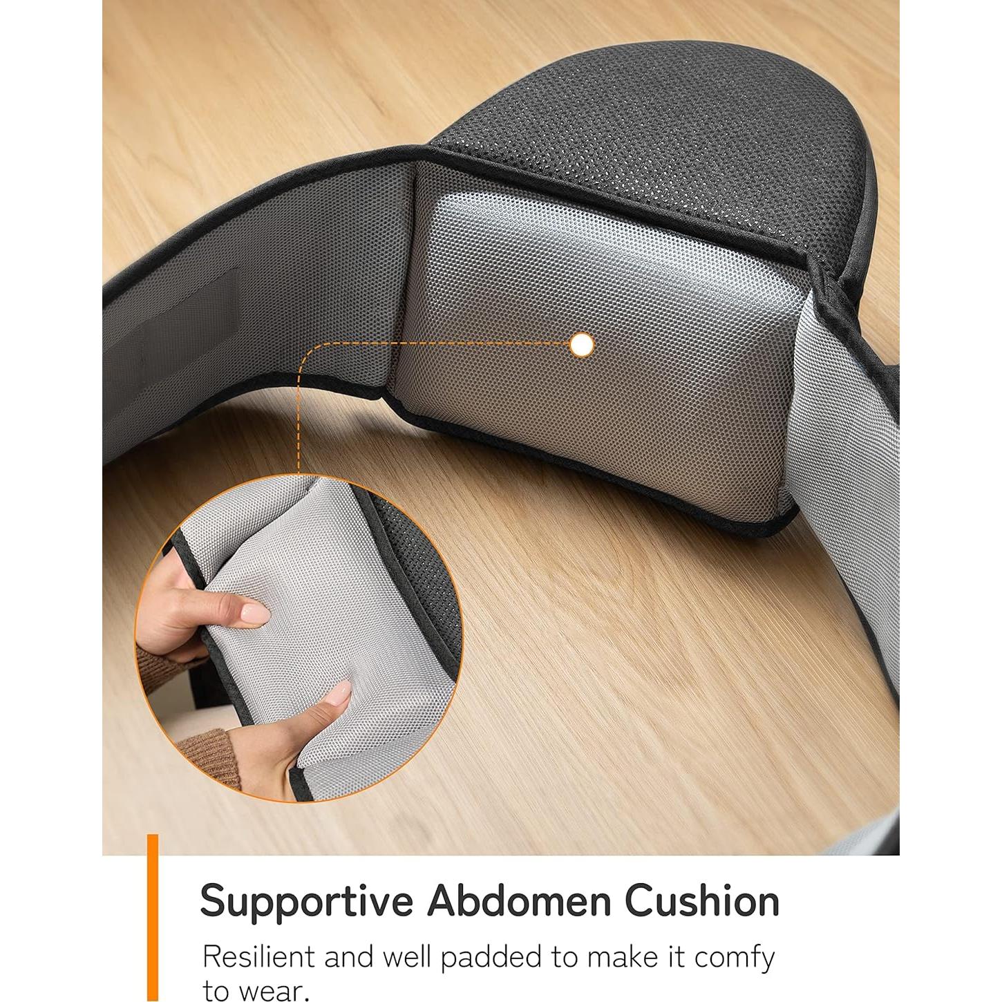 Portabebés Ergonomico Besrey Asiento de Cadera Negro 3.2-20.4kg