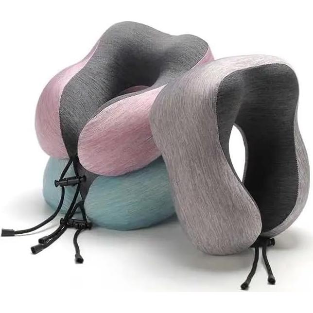 Almohada de Viaje Ergonómica ODT UK - Espuma Viscoelástica 260g