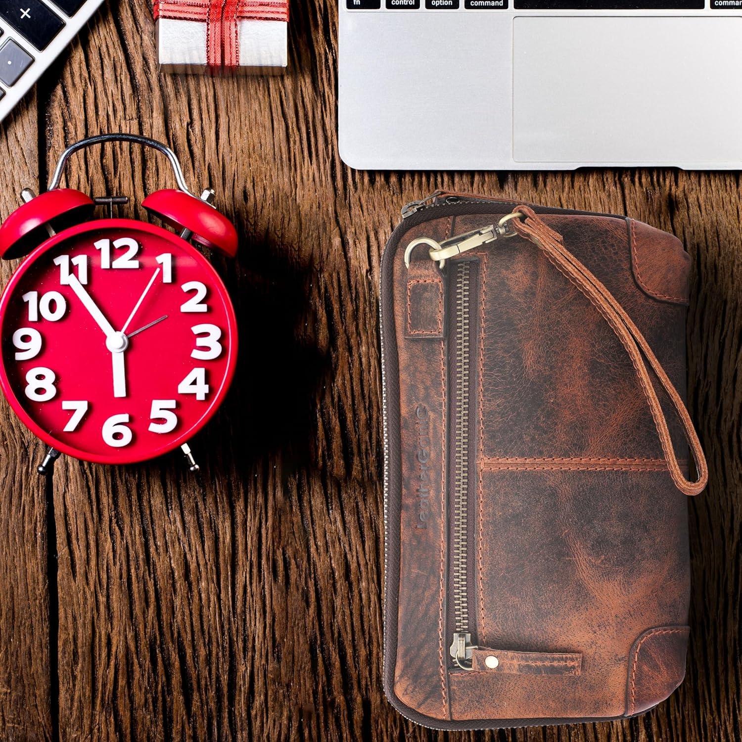 Organizador de Viaje de Cuero Leatherganic 22.4x14x6.4cm