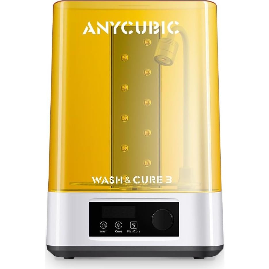 Estación de Lavado y Curado ANYCUBIC 3 - 4L, Luz Flexible