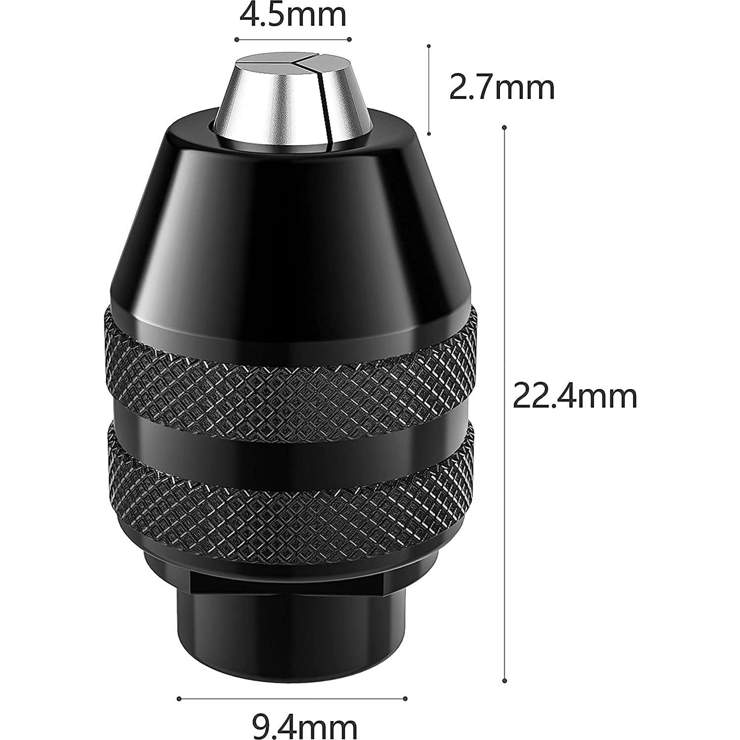 Juego de 2 Mandriles Sin Llave Mellbree 1/32" a 1/8"