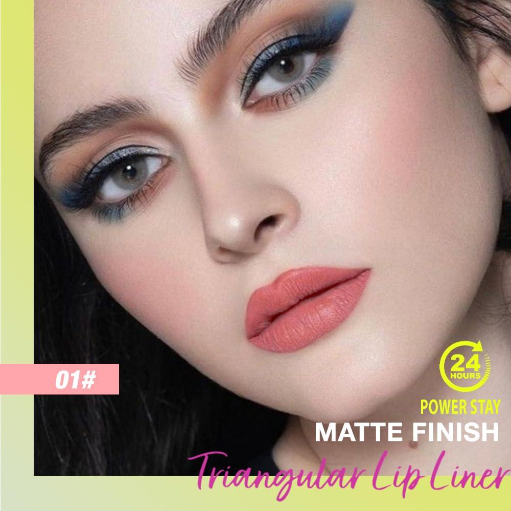 Delineador de Labios Triangular Rojo Coral evpct - Vegano