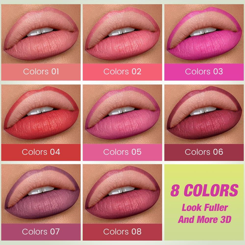 Delineador de Labios Triangular Rojo Coral evpct - Vegano