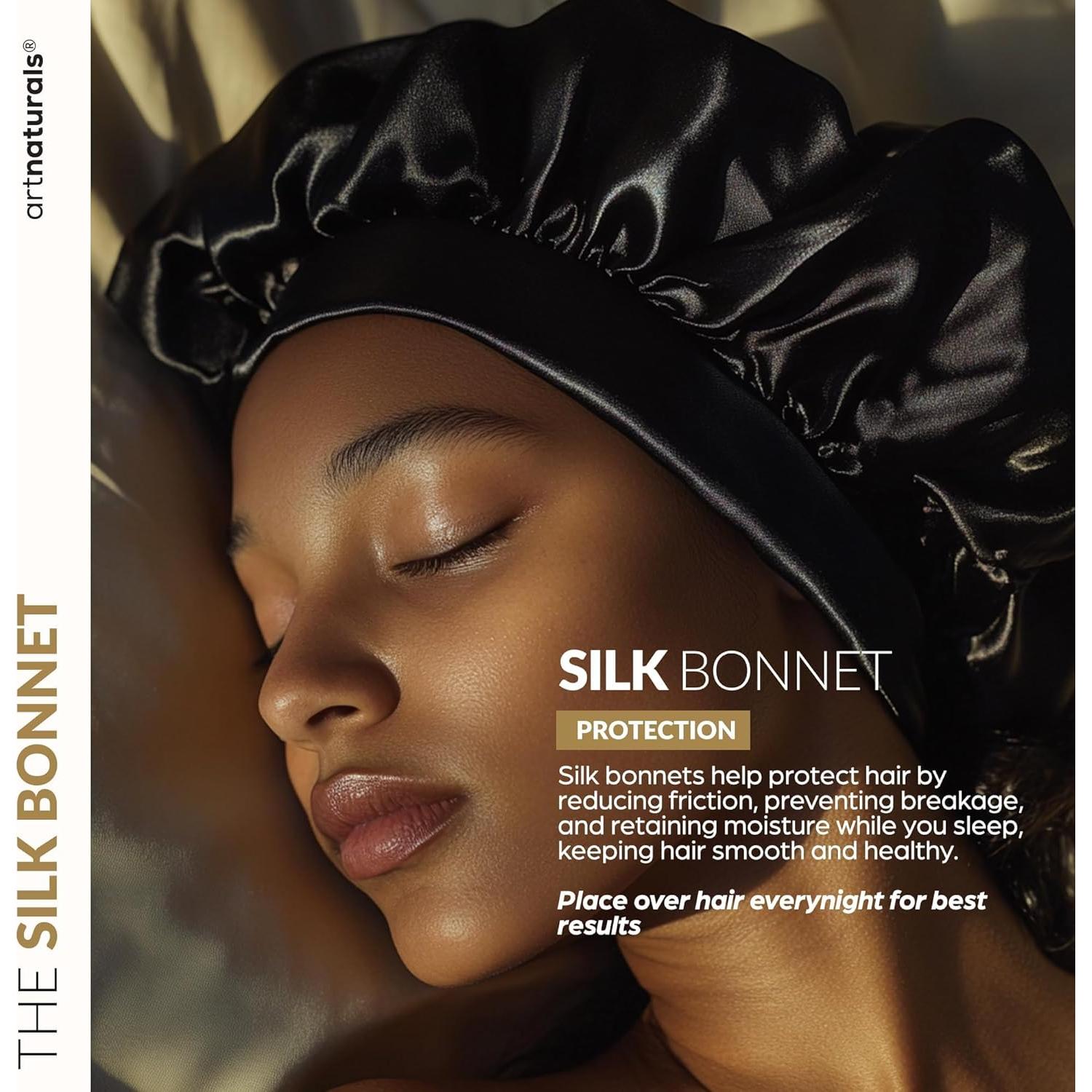Conjunto Mascarilla Cabello + Bonete Seda Artnaturals 236.6 ml