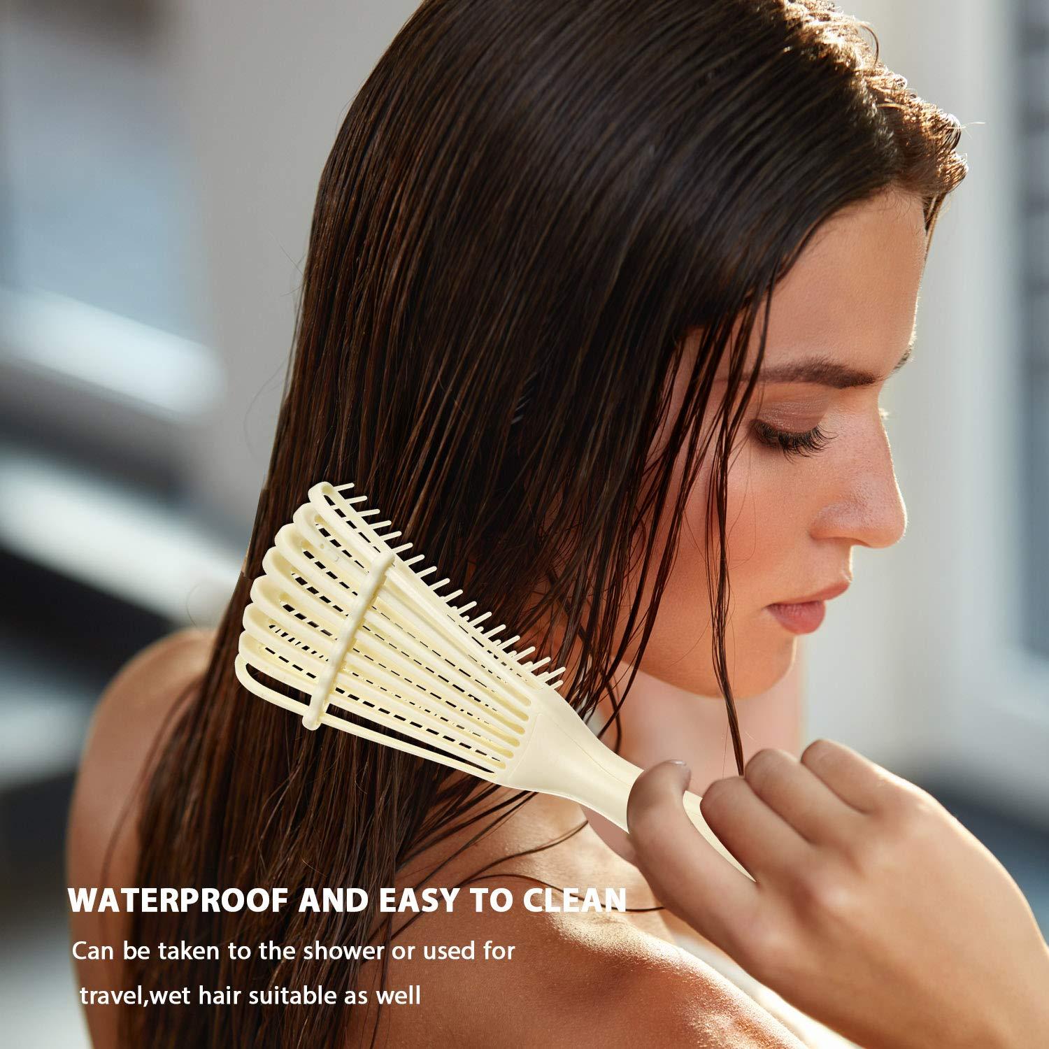 Cepillo Desenredante Boao para Cabello Afroamericano 2 Piezas