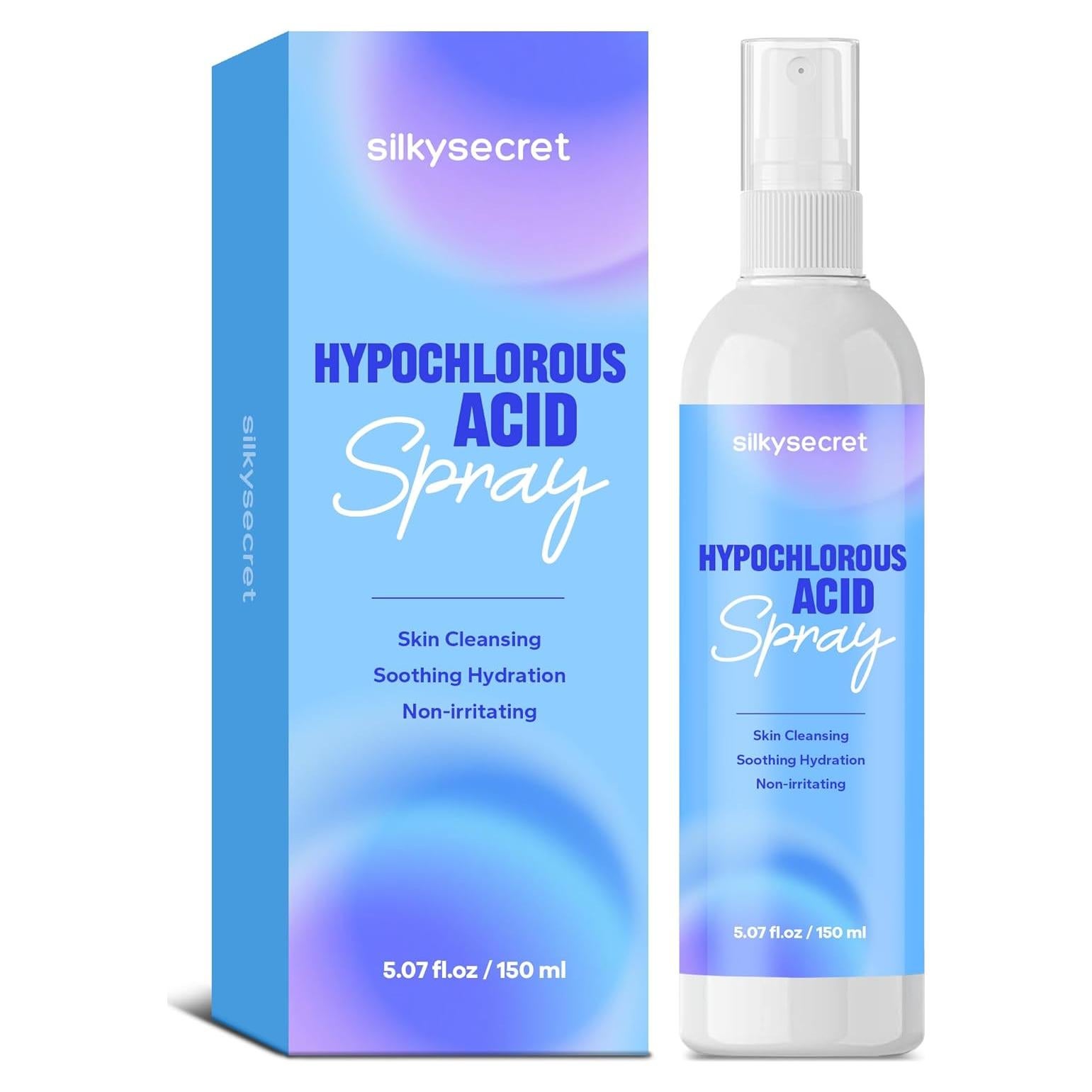 Spray de Ácido Hipocloroso SilkySecret 150 ml - Limpiador Facial