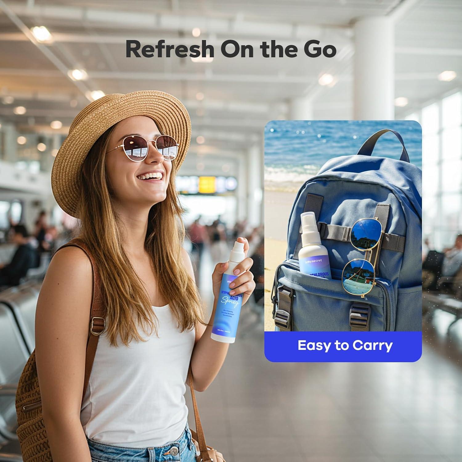 Spray de Ácido Hipocloroso SilkySecret 150 ml - Limpiador Facial