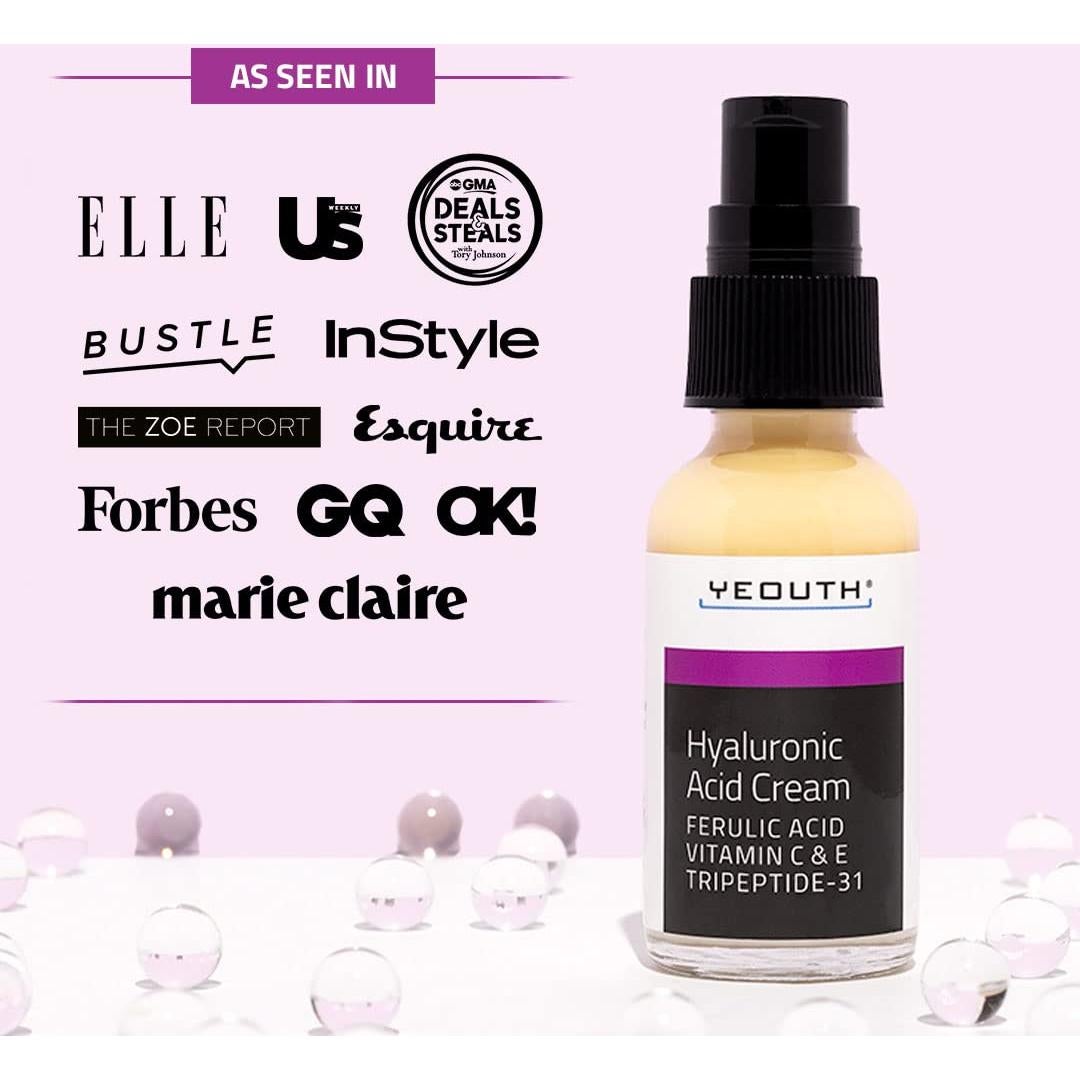 Crema Hidratante Facial YEOUTH Ácido Hialurónico 28.35g