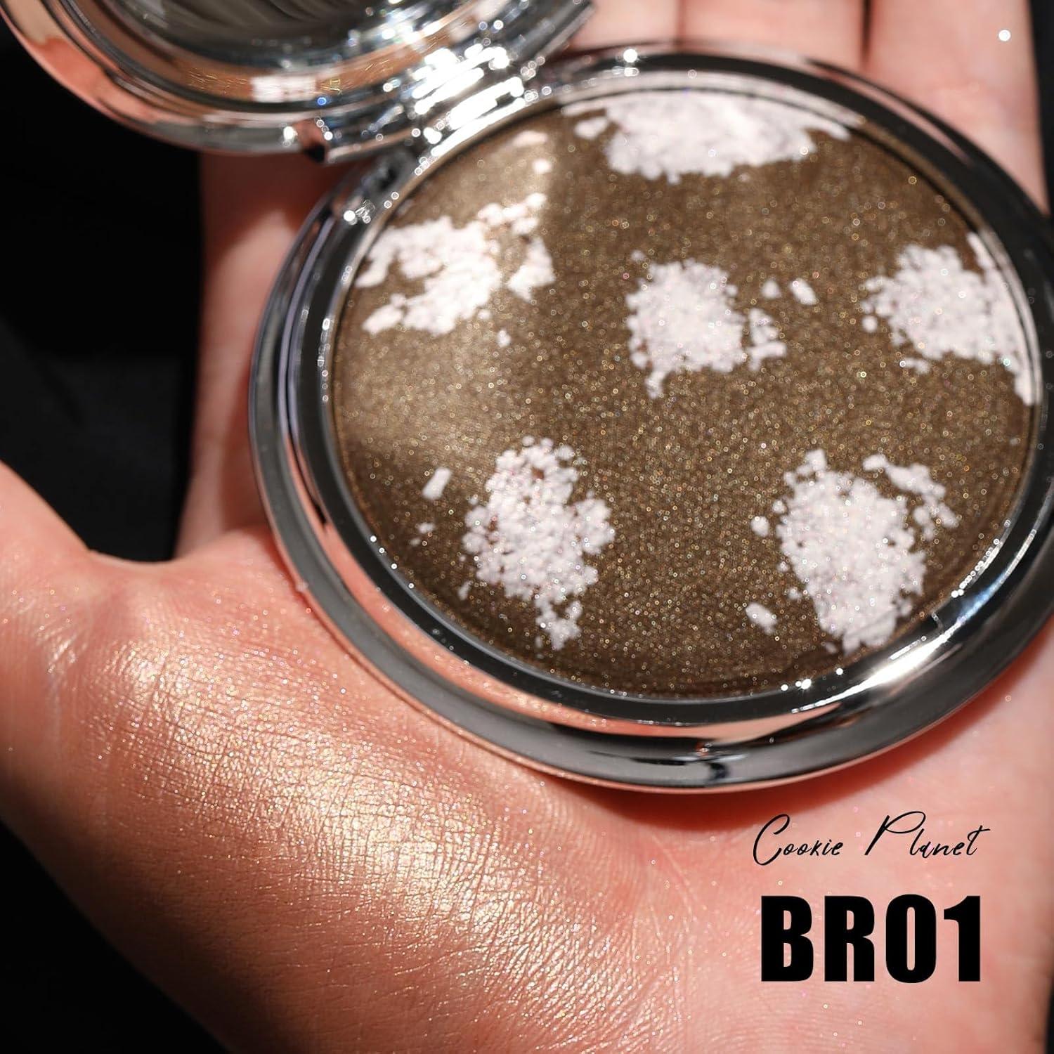 Iluminador Facial en Polvo FOCALLURE BR01 Planeta Galleta 120g