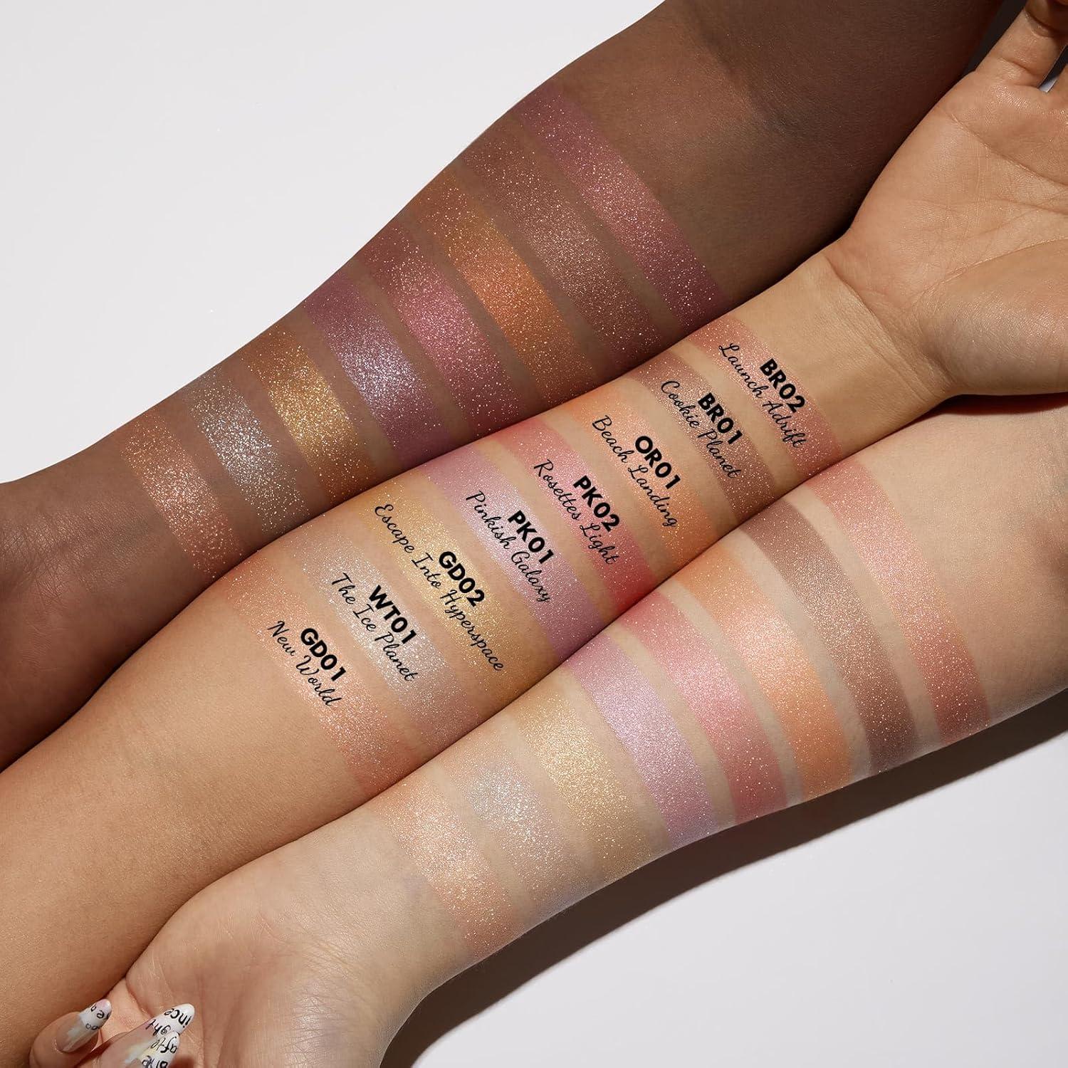 Iluminador Facial en Polvo FOCALLURE BR01 Planeta Galleta 120g