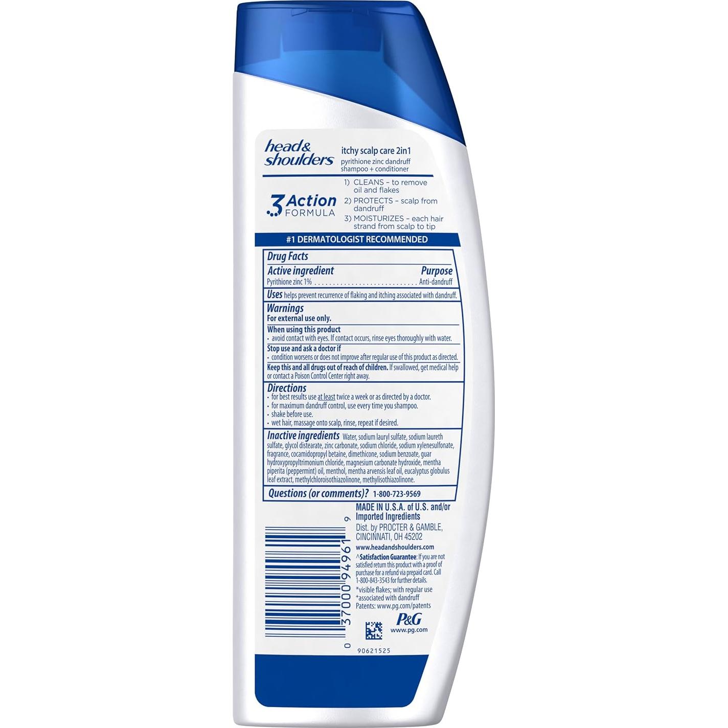 Champú y Acondicionador 2-en-1 Head & Shoulders Eucalipto 250 ml