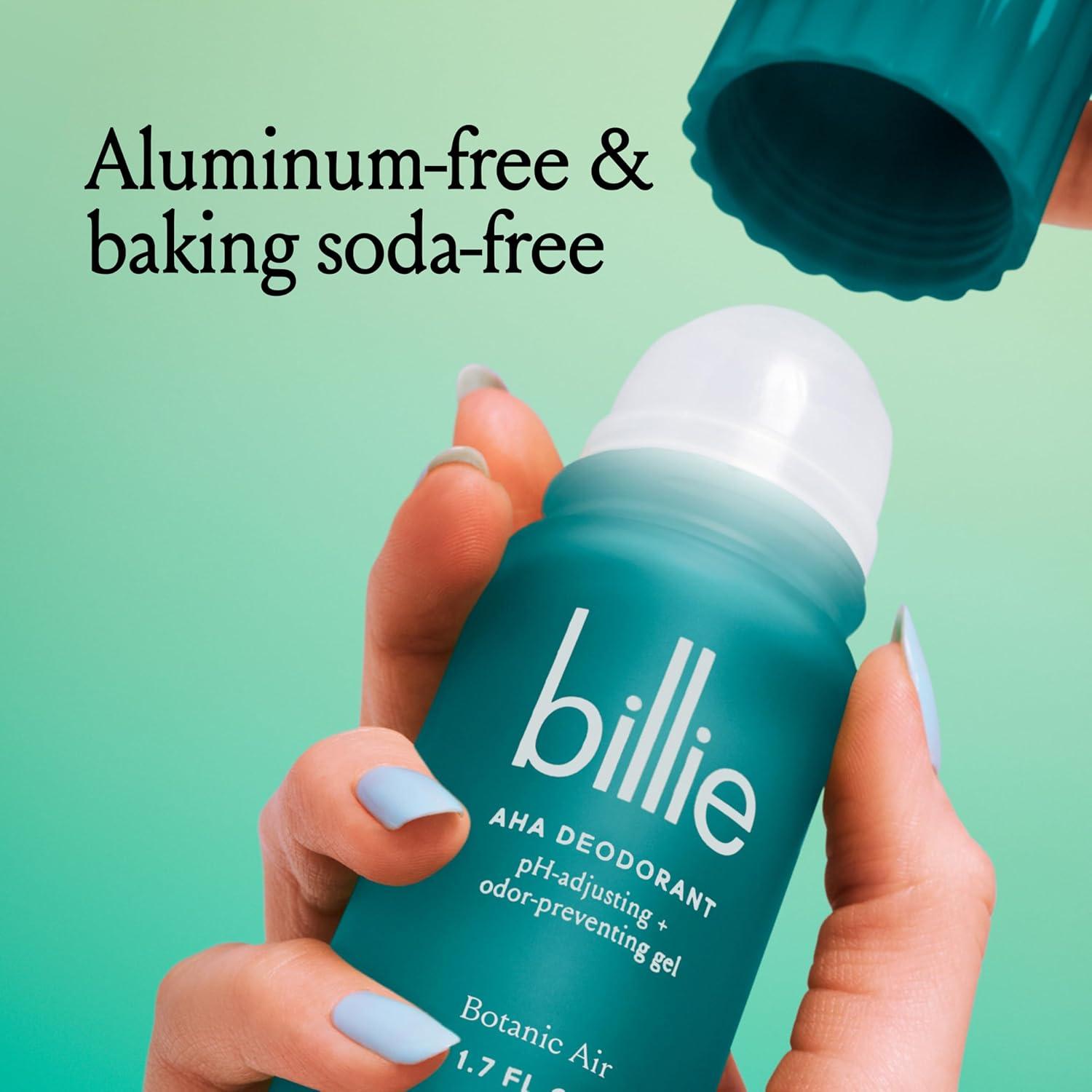 Gel Desodorante AHA Billie 24h Sin Aluminio 48.2g Aire Botánico