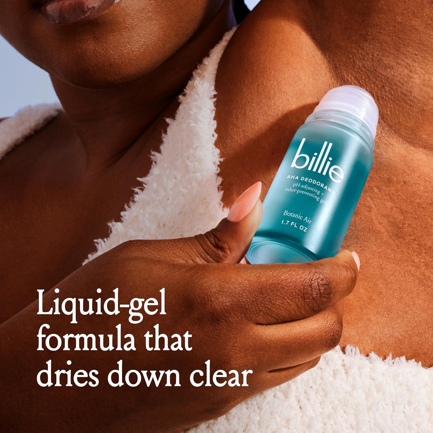 Gel Desodorante AHA Billie 24h Sin Aluminio 48.2g Aire Botánico