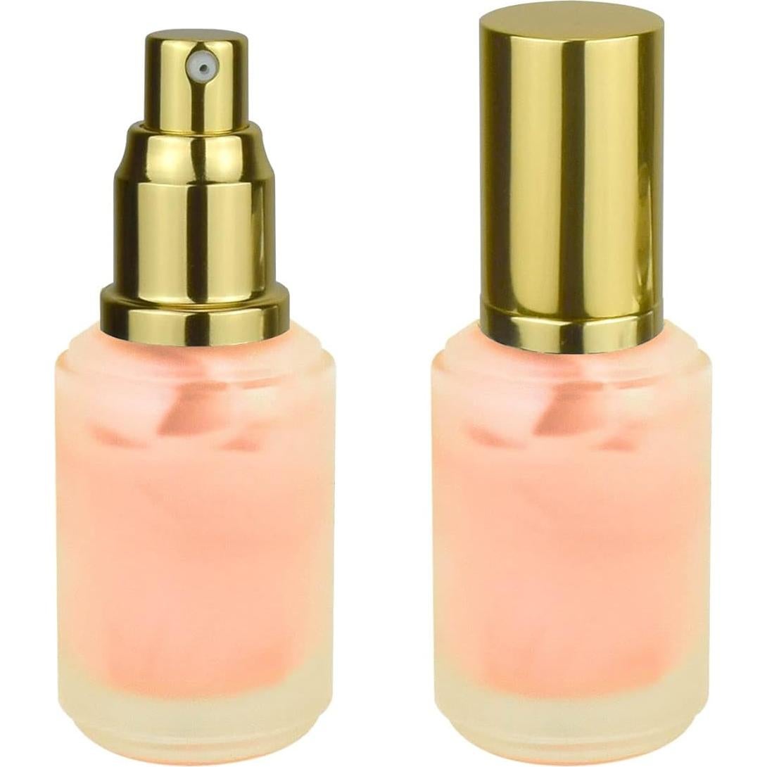 Bomba de Base Ajustable WATAWA para Maquillaje Doble Oro