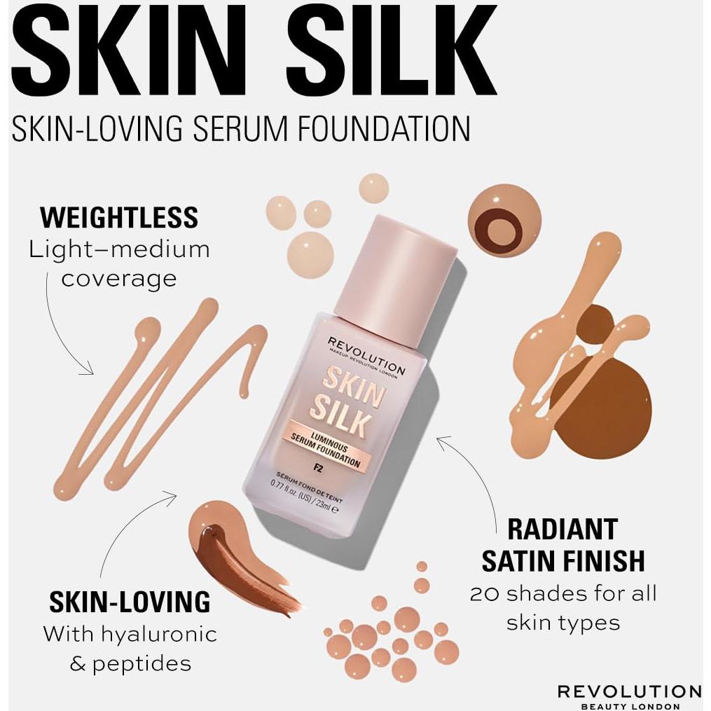 Suero Base Skin Silk Revolution Beauty F0.5 22.8 ml Ligera