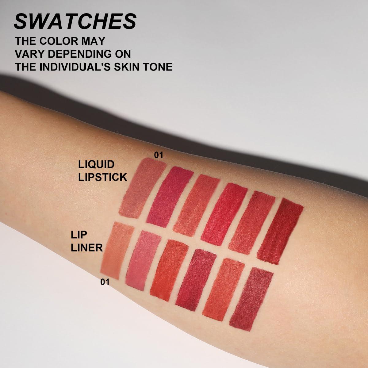 Pintalabios Mate Joven Visión 6 Colores + Lápiz Labial