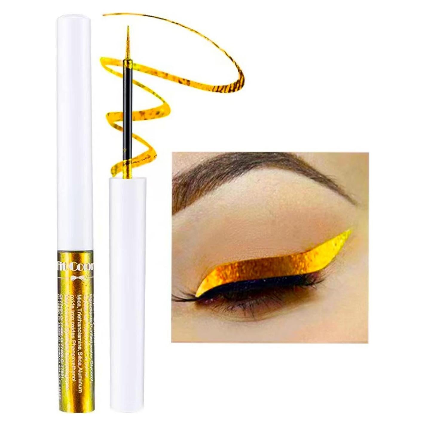 Delineador de Ojos Líquido Brillante Corleone - Metálico Arcoíris