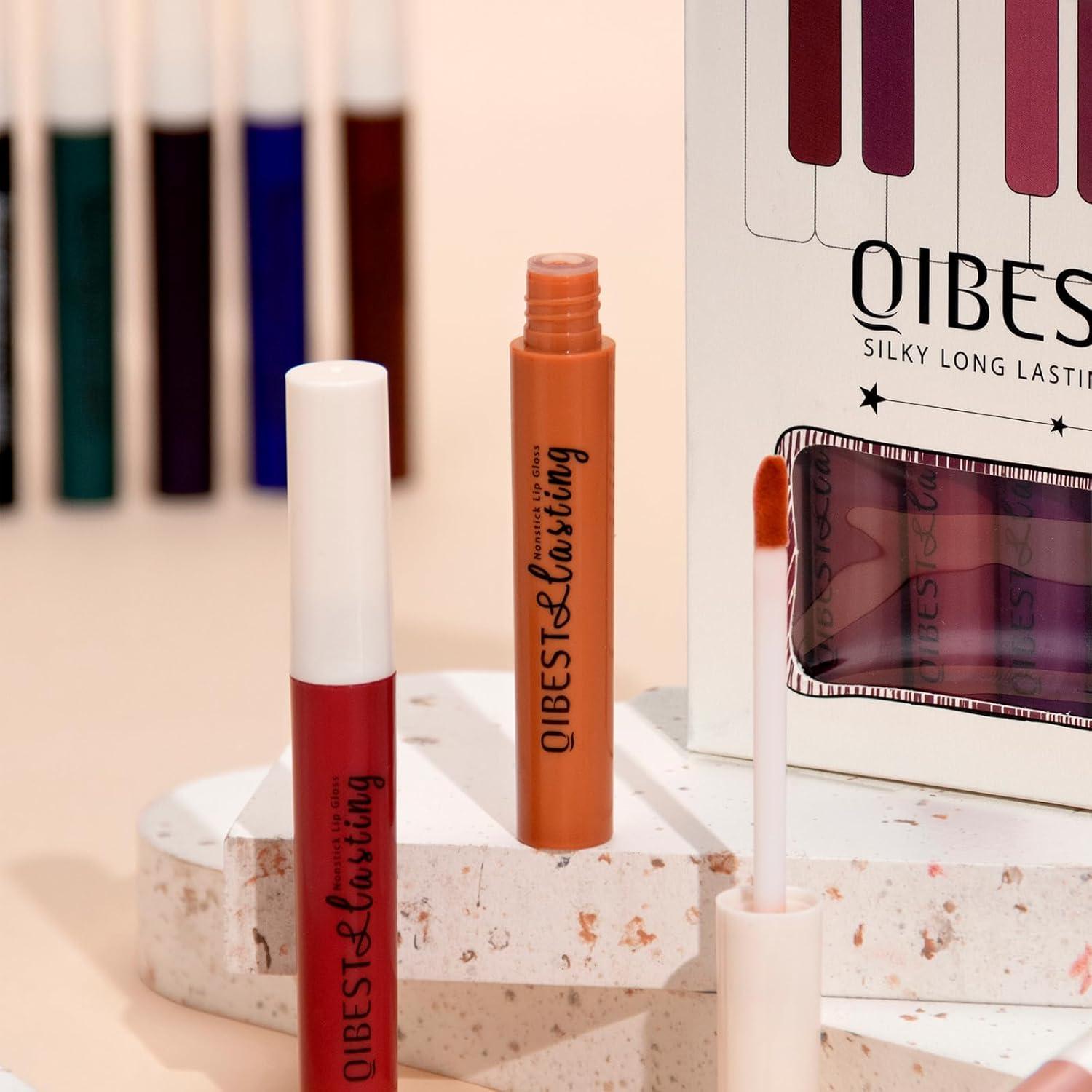 Set de 12 Pintalabios Líquido Mate Bonnie Choice - Nude y Colores