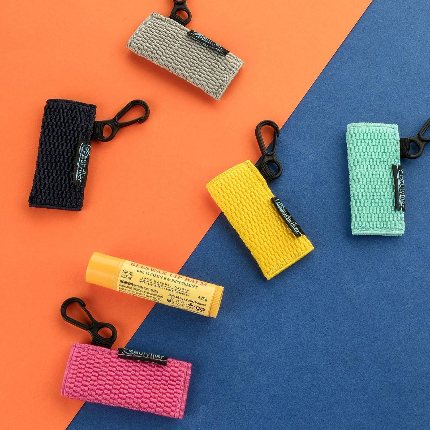 Soporte de Bálsamo Labial Beautyflier Negro 5 Piezas