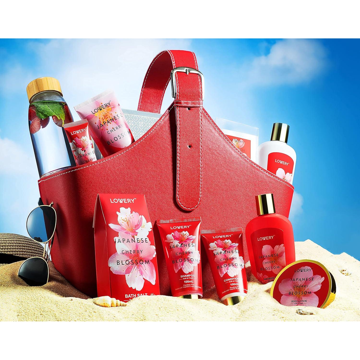 Juego de Spa en Casa Lovery 25 Piezas Flor de Cerezo