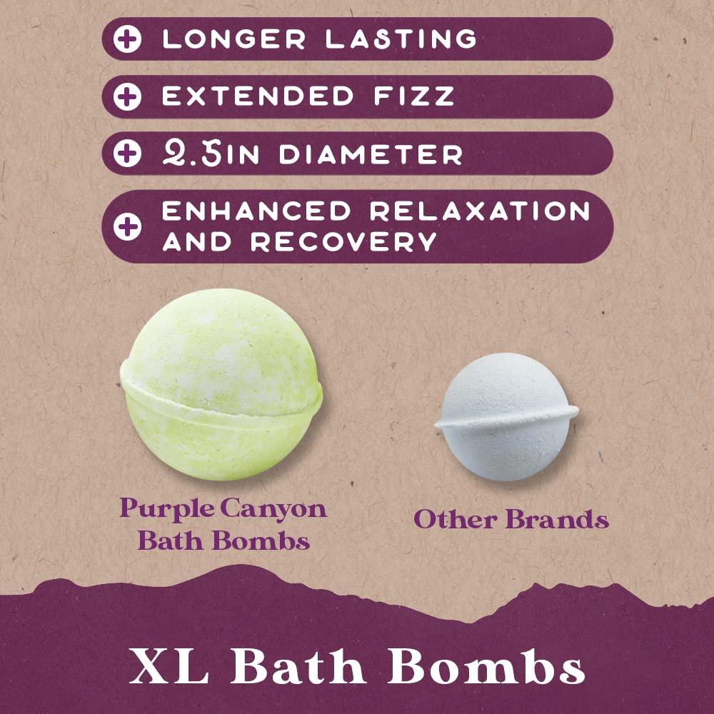 Set de 6 Bombas de Baño Eucalipto Menta Purple Canyon