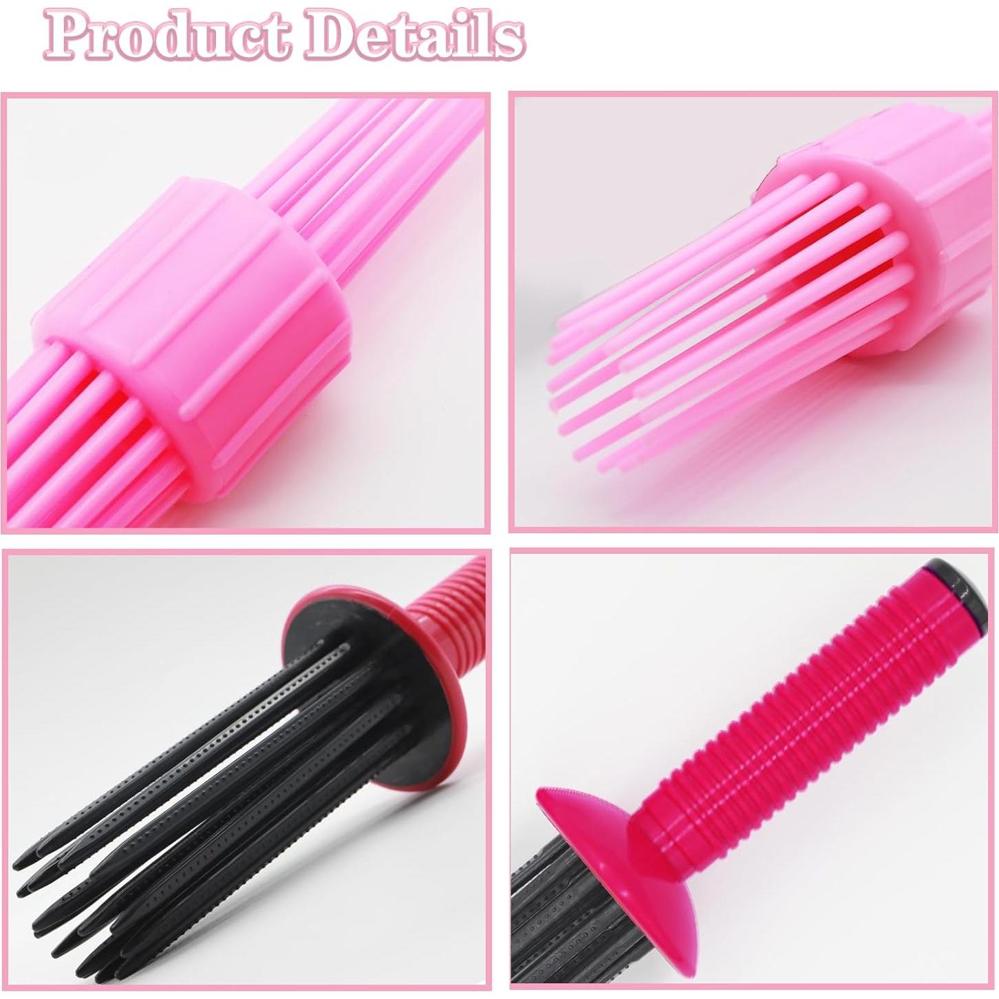 Peine de Rizado 2PCS COLAYERIST - Herramienta Sin Calor