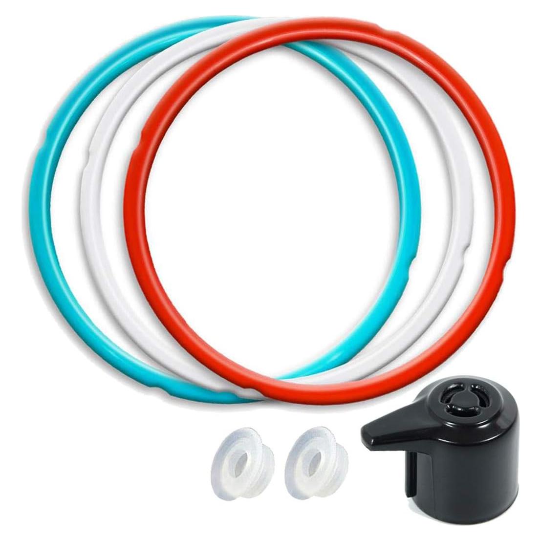 Anillo de Sellado de Silicona Newkiton 6QT Paquete de 3