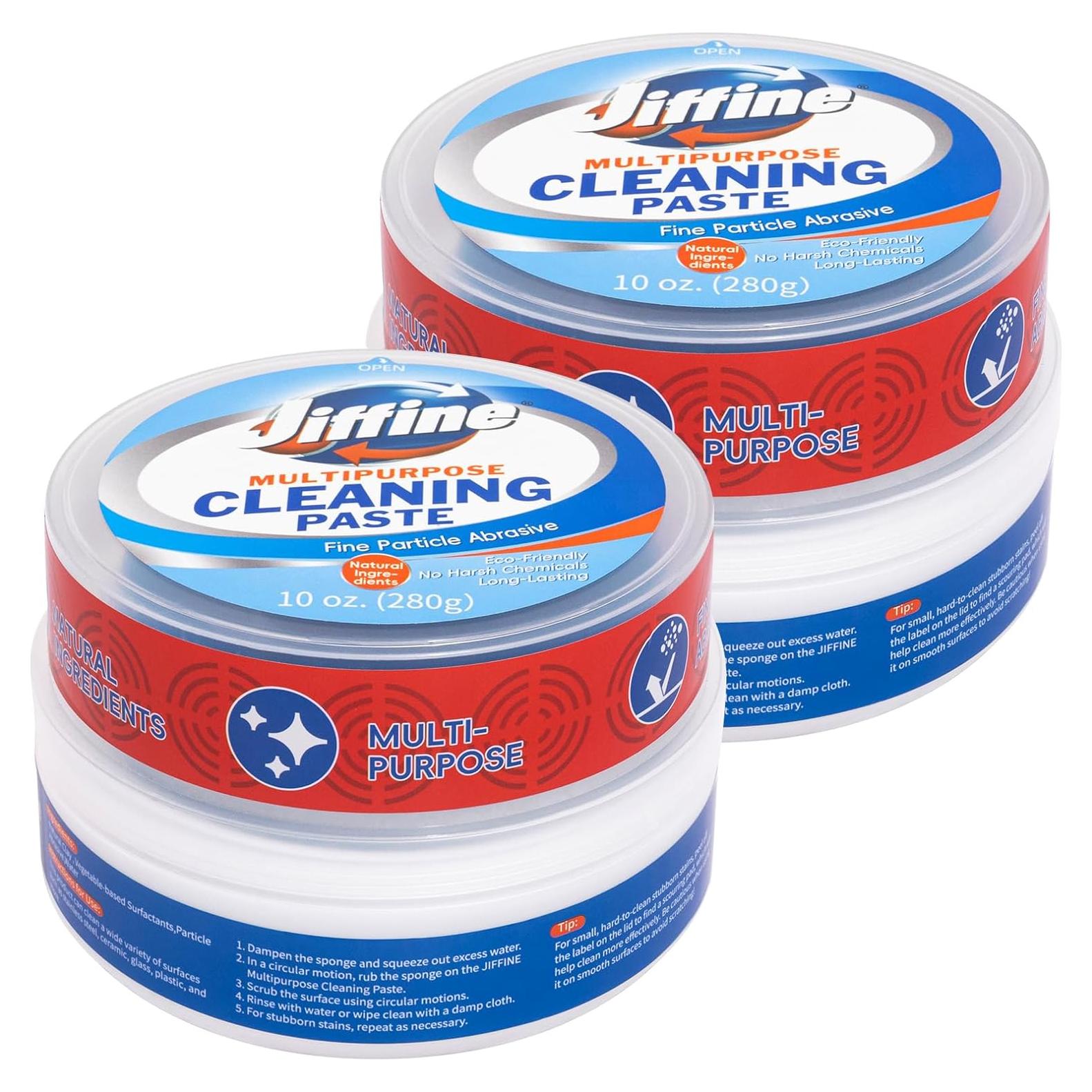 Limpiador de Cocina Jiffine 2 Botellas 283.5 g - Vidrio Brillante