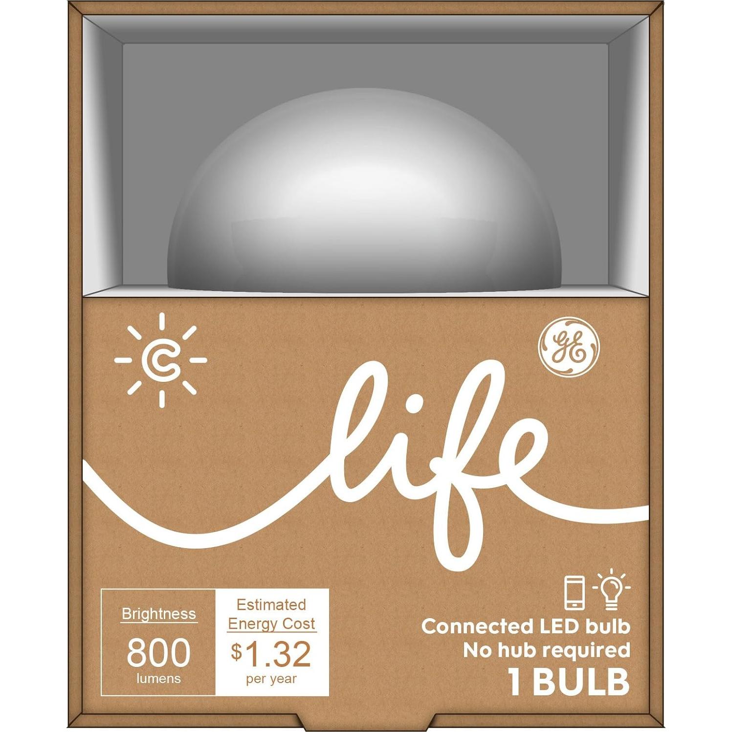 Bombilla LED Inteligente GE A19 C-Life 11W 272g