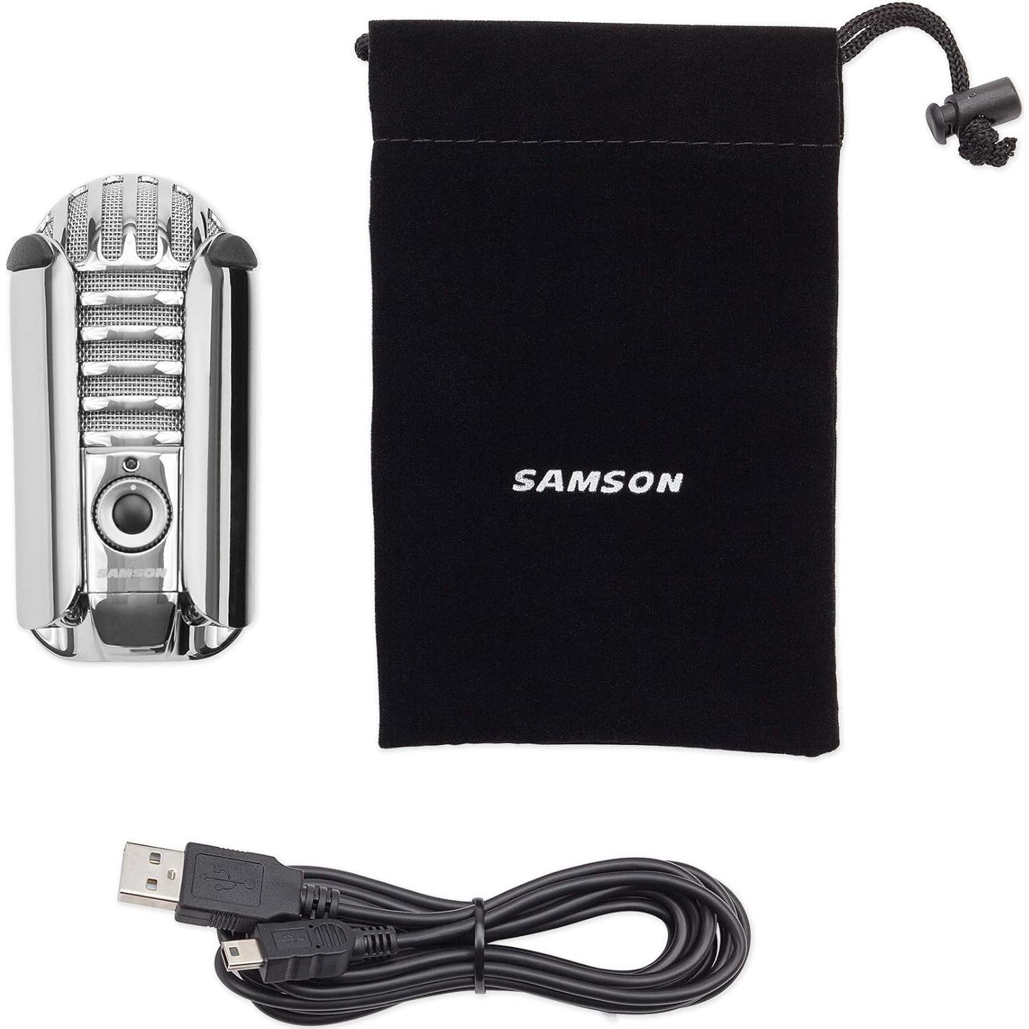 Micrófono Condensador USB Samson Meteor Mic 25mm Cardioide