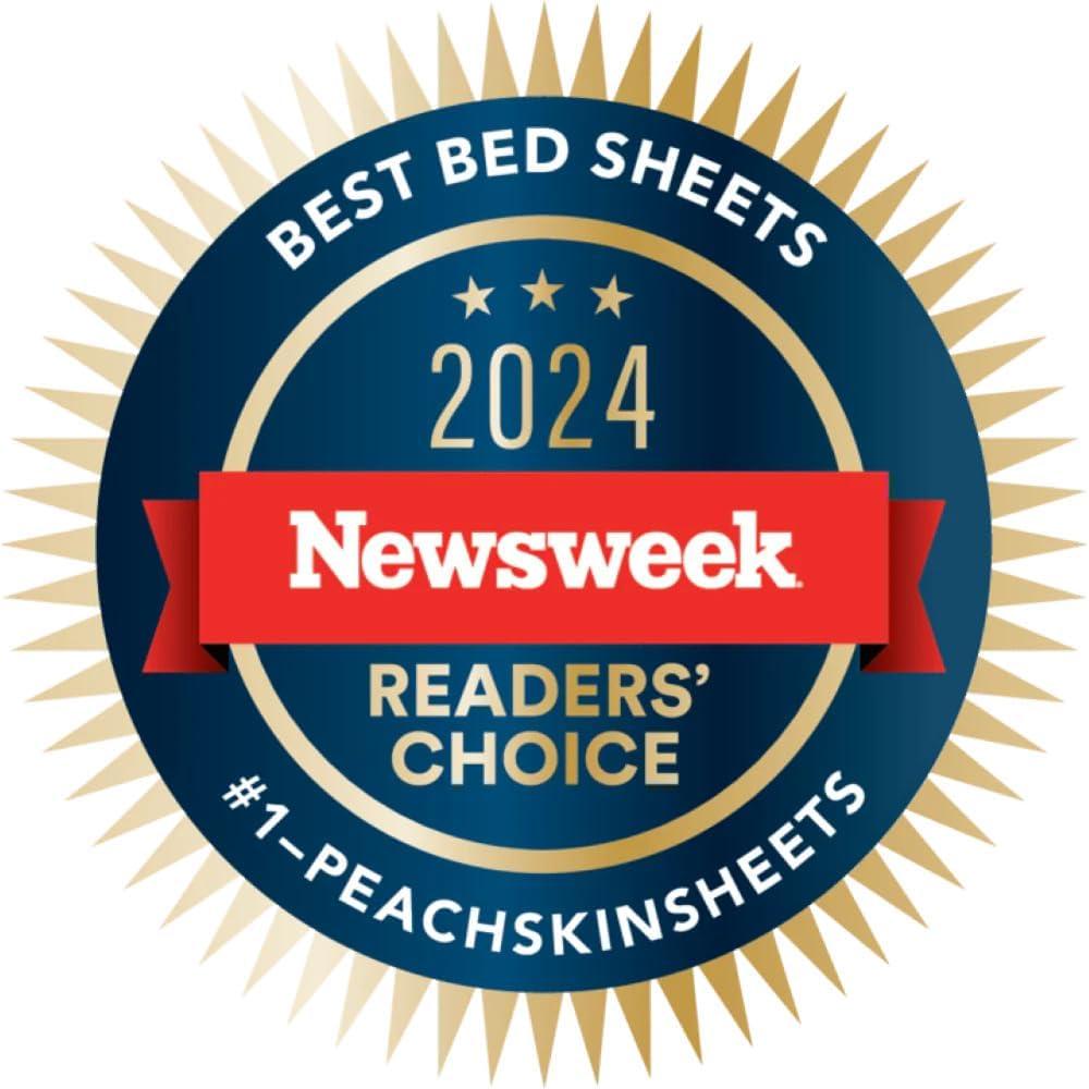 Juego de Sábanas Twin XL PeachSkinSheets Almond Ivory 3 Piezas