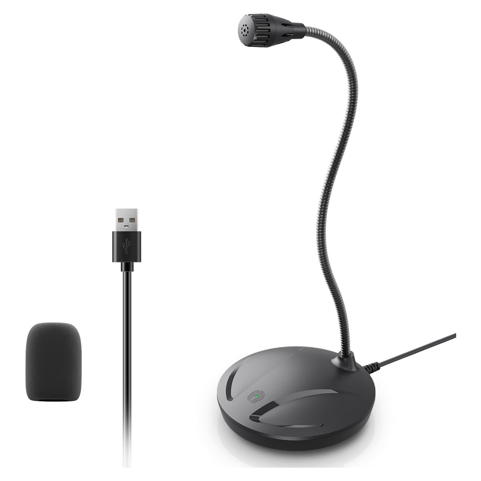 Micrófono USB de Escritorio CMOCIIY con Brazo Ajustable