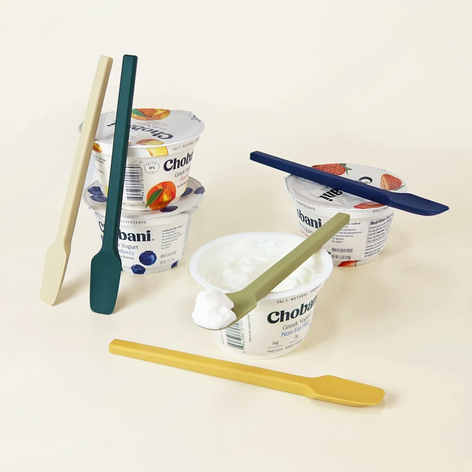 Cucharita de Silicona Carrotez 18.5 cm Verde Profundo