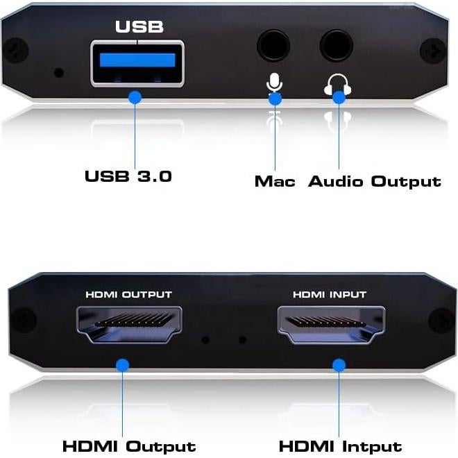 Tarjeta de Captura BUBUCAM 4K HDMI 1080p 60fps para Video