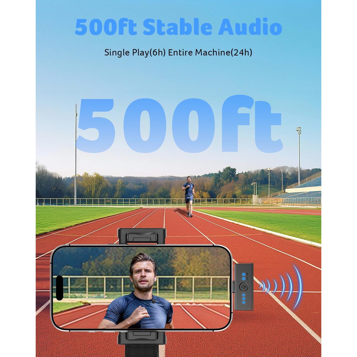 Micrófono Lavalier Inalámbrico Acer H01 para iPhone/Android/PC