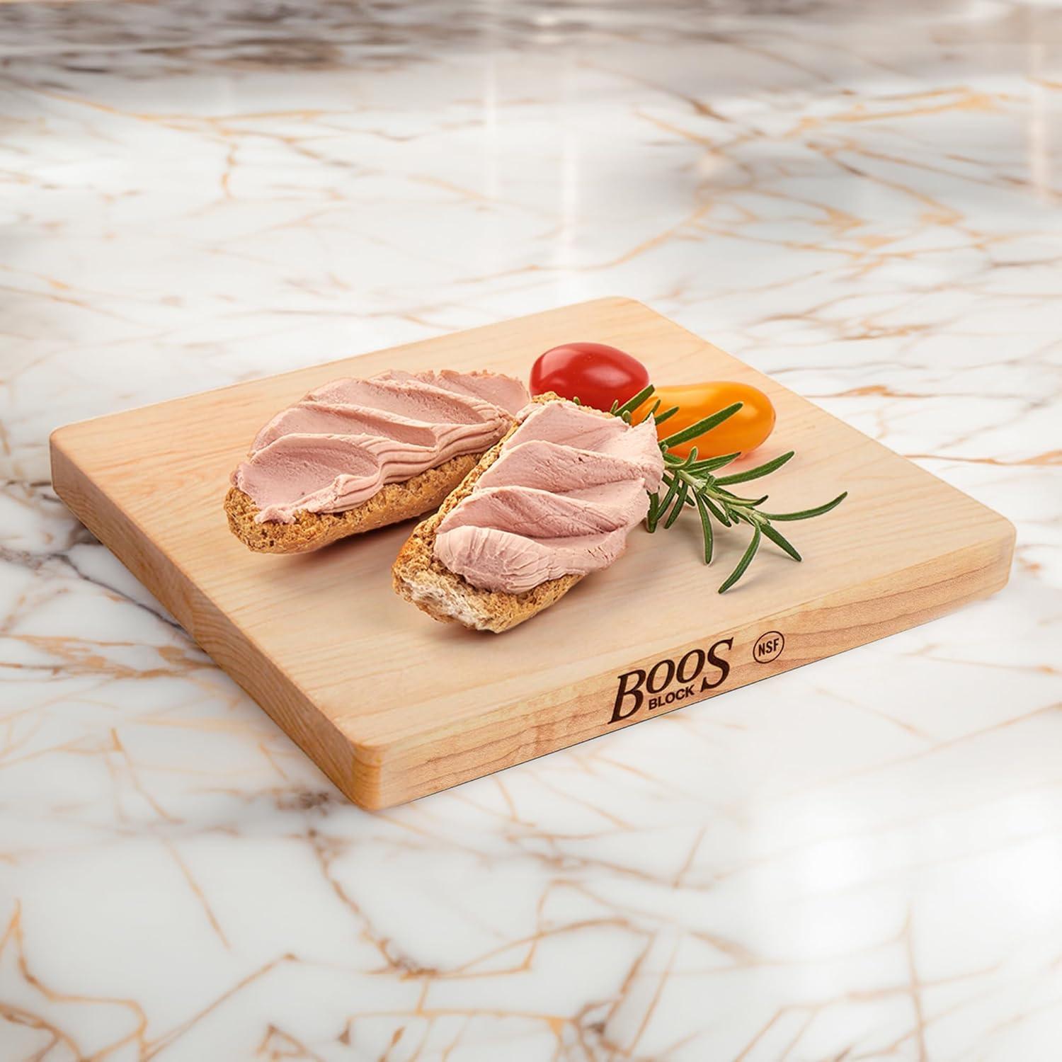 Tabla de Cortar Cuadrada John Boos de Arce 25.4cm Reversible