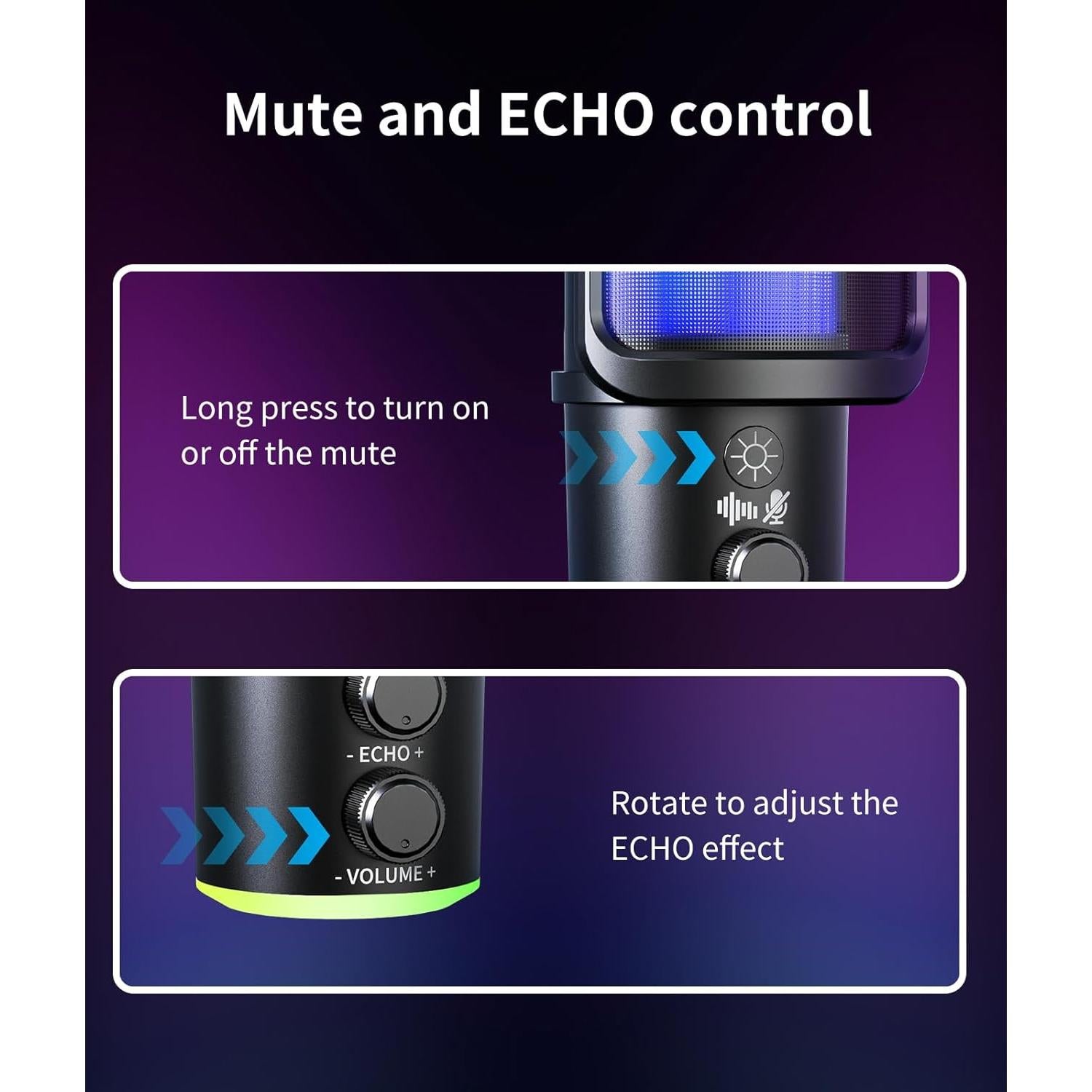 Micrófono USB Gaming M530 con Brazo y Cancelación de Ruido