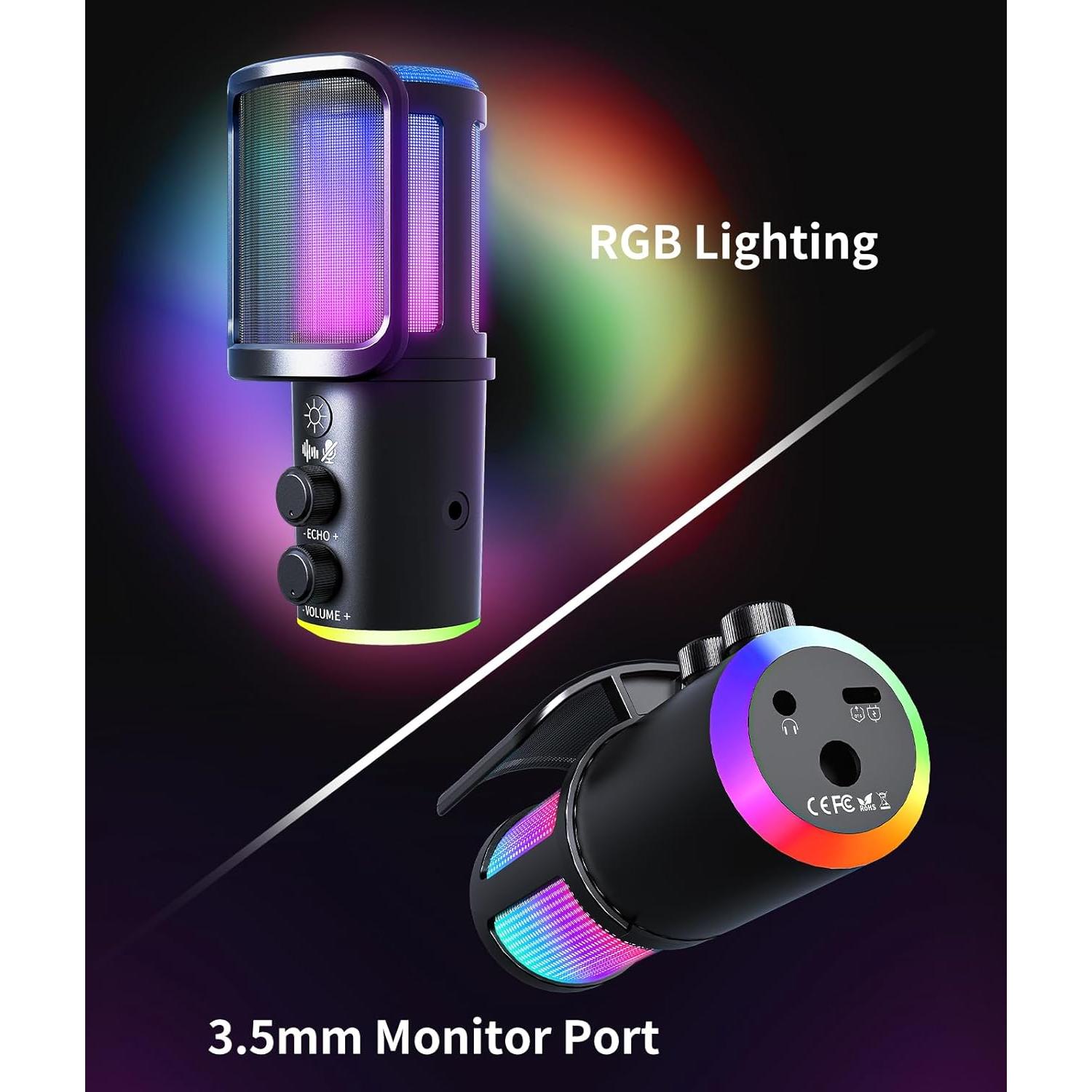 Micrófono USB Gaming M530 con Brazo y Cancelación de Ruido