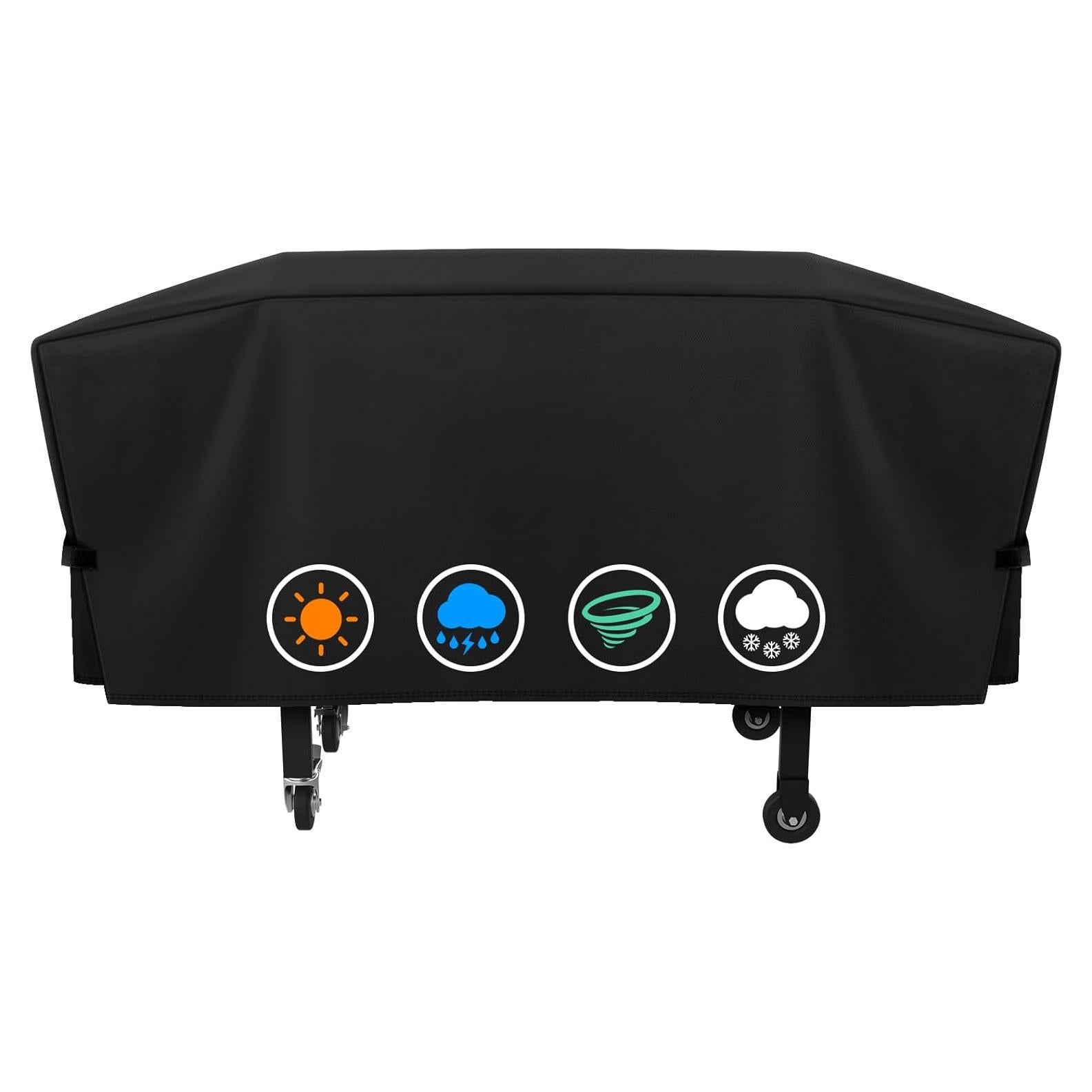 Cubierta de Parrilla ZBXFCSH 170x57x66 cm Impermeable 4 Quemadores