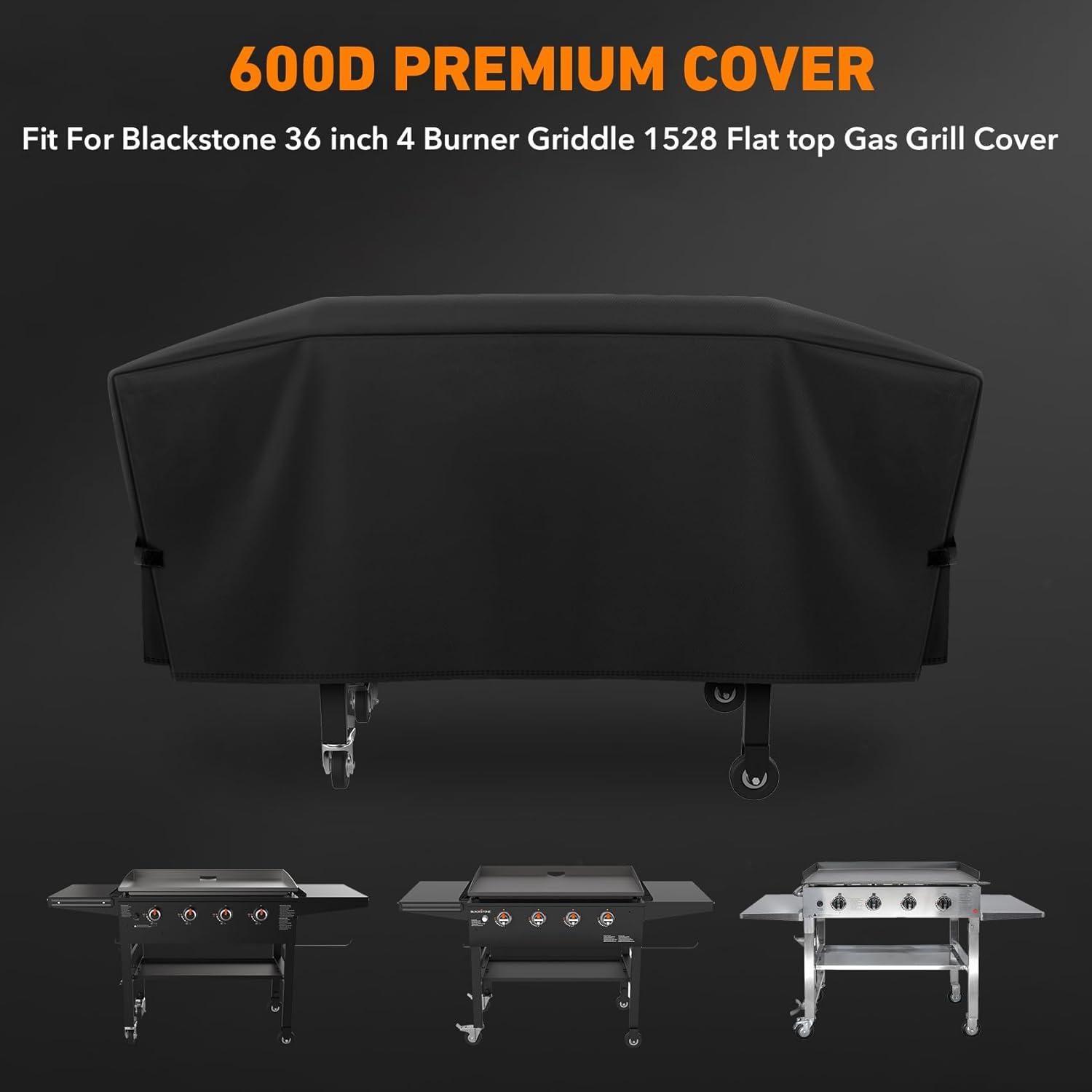 Cubierta de Parrilla ZBXFCSH 170x57x66 cm Impermeable 4 Quemadores