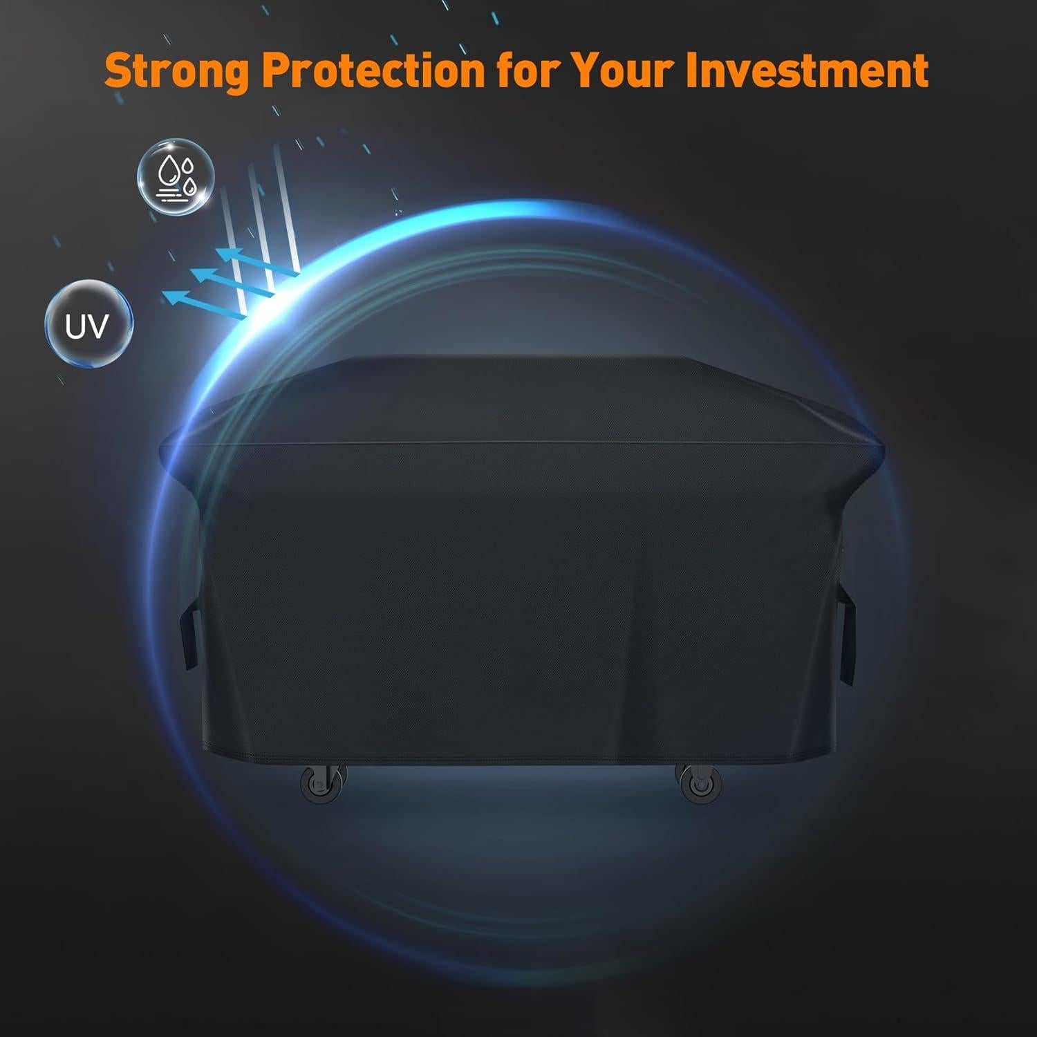 Funda de poliéster 600D ZBXFCSH para parrilla 36" impermeable