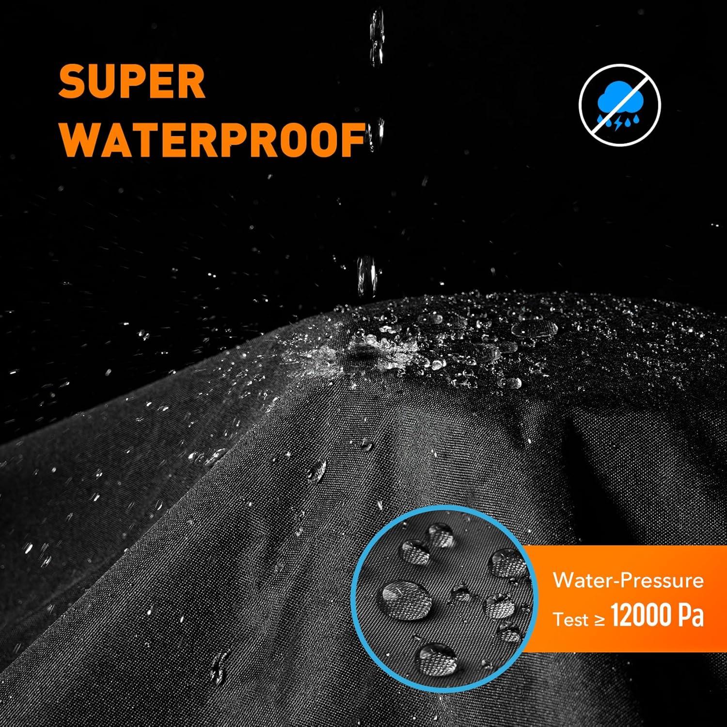 Funda de poliéster 600D ZBXFCSH para parrilla 36" impermeable