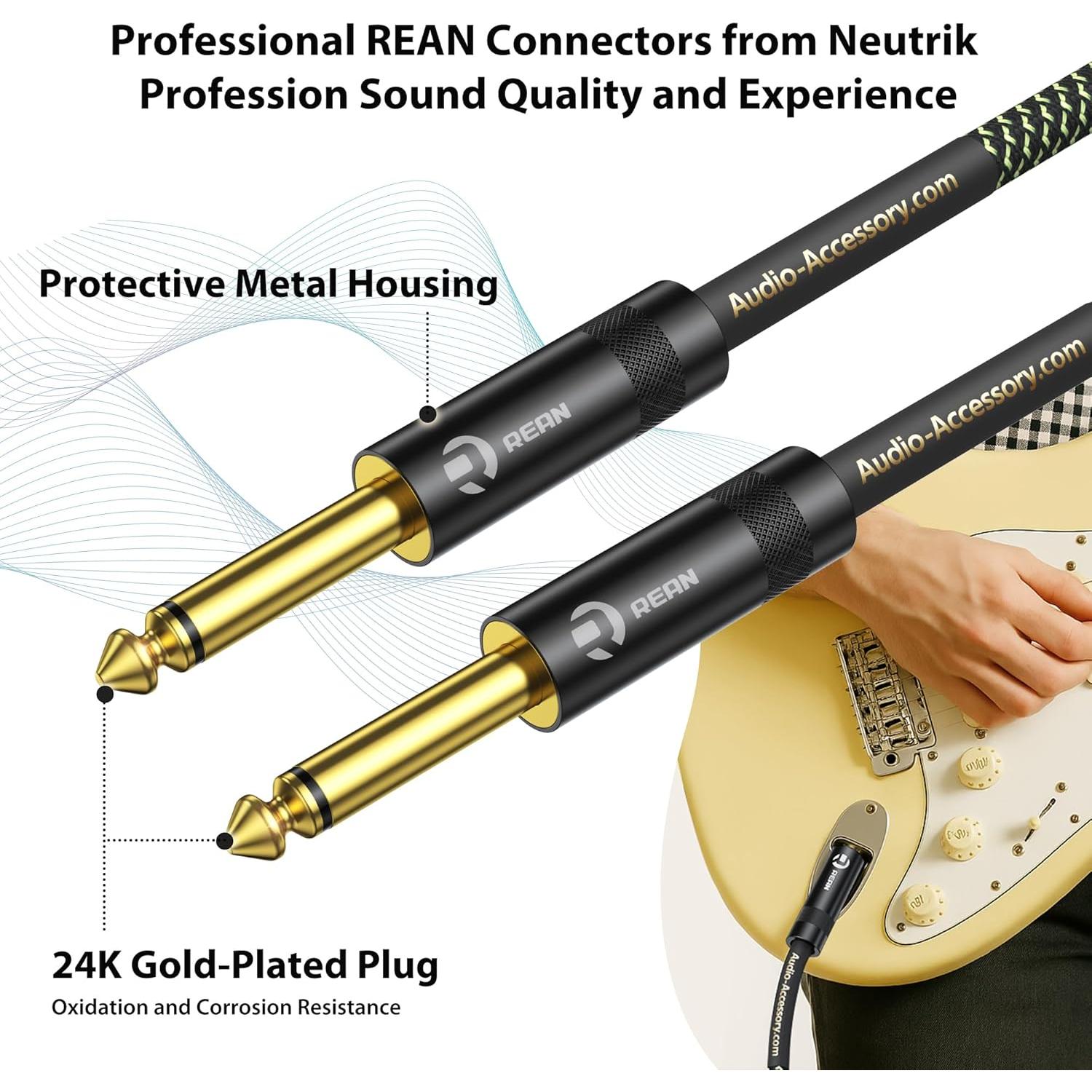 Cable de guitarra Pro Series 3 m con brazo de boom AA AUDIO ACCESSORY